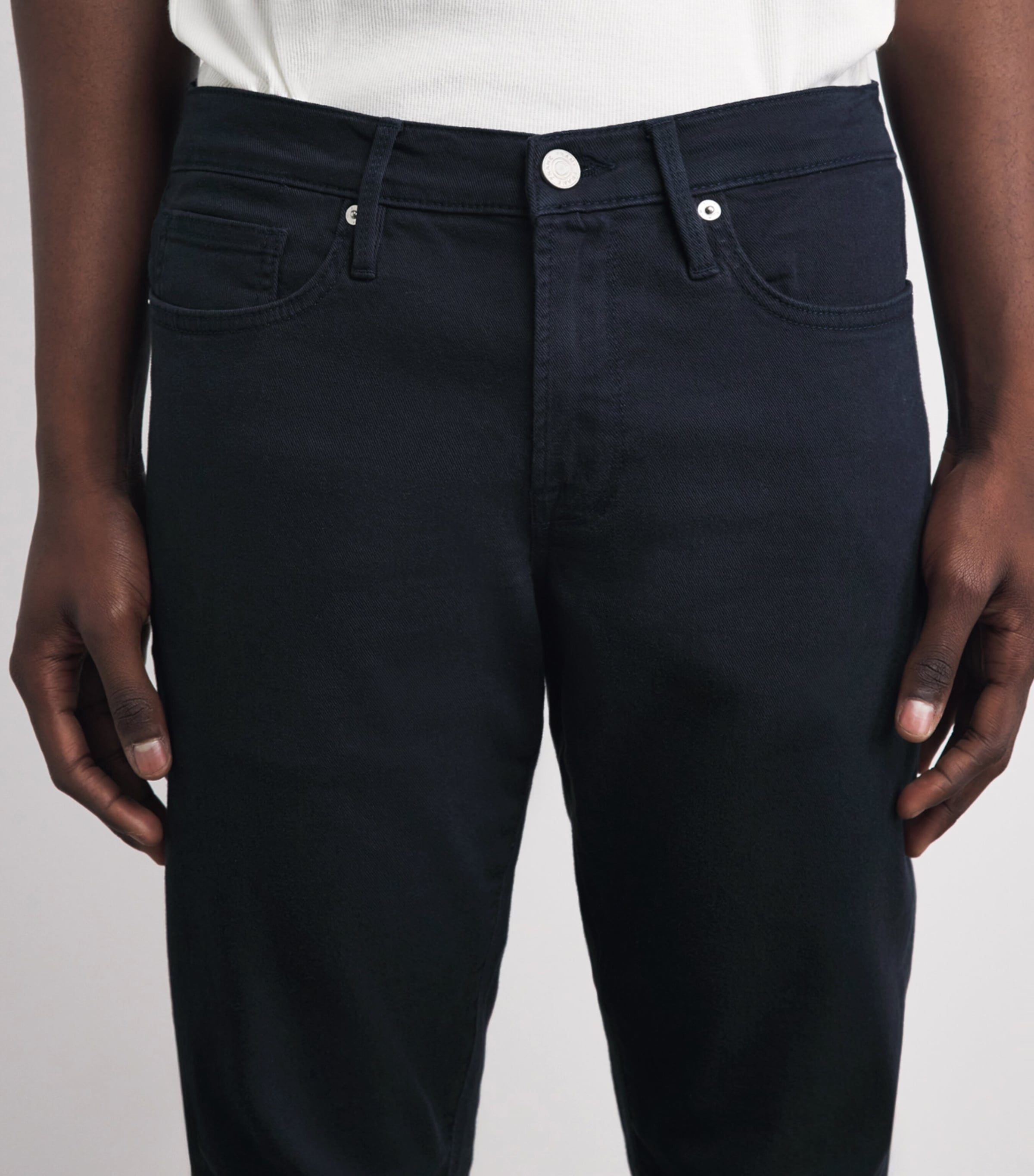 FRAME Mens Slim Jeans Garage Navy Image 3