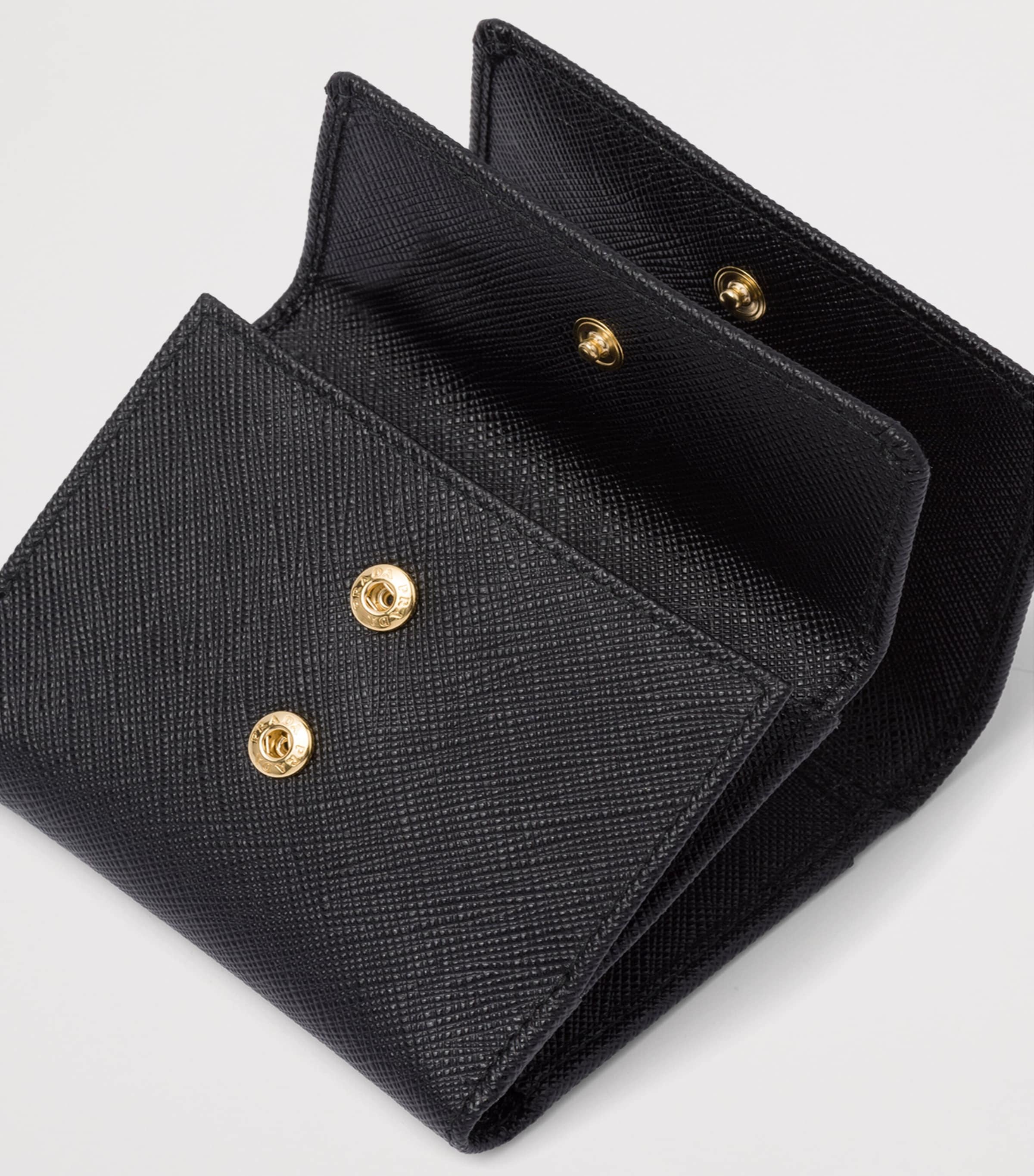 Small Saffiano Leather Bifold Wallet F0002 Image 6