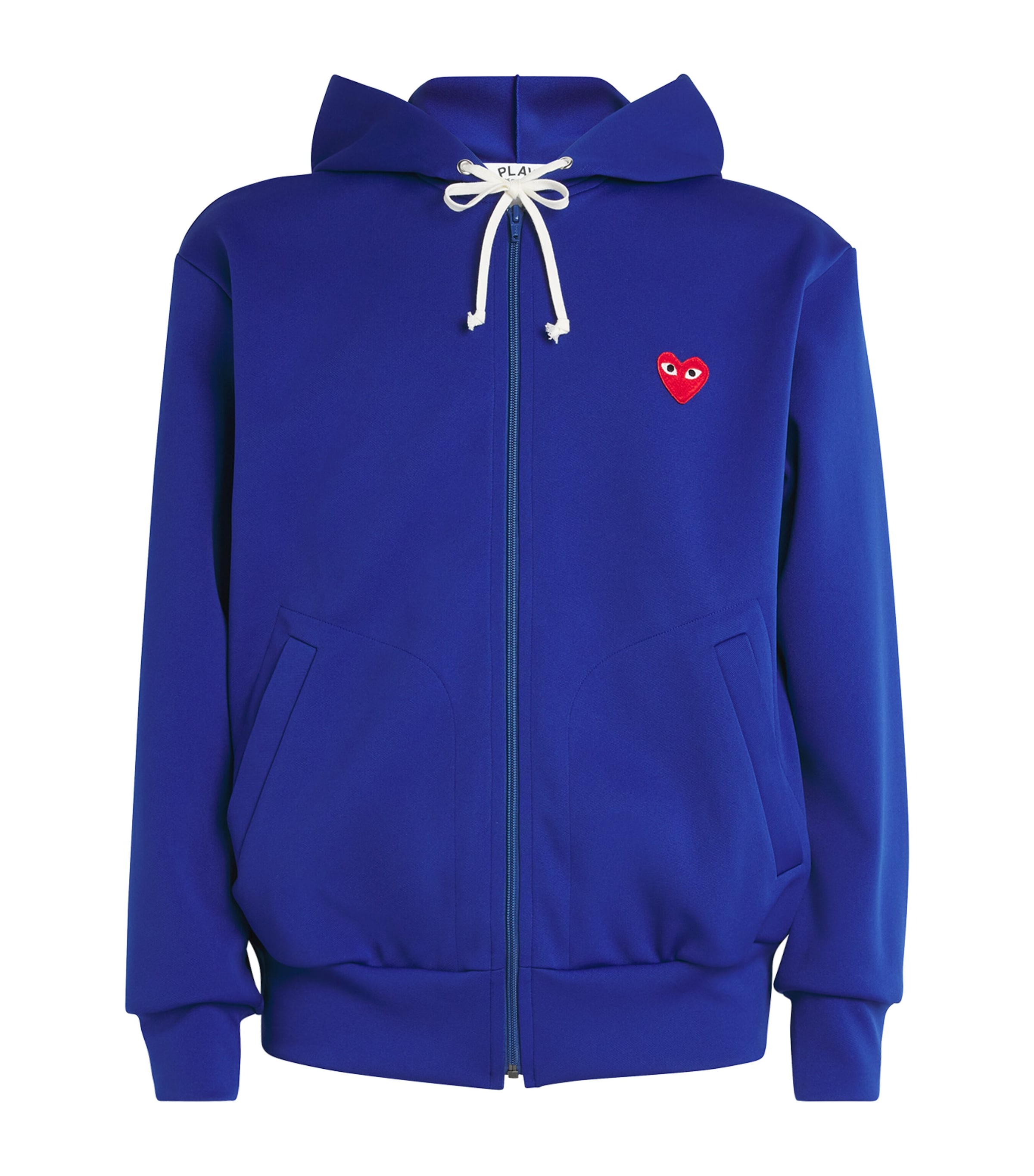 Comme Des Garçons Play Long-sleeved Sweater In Navy