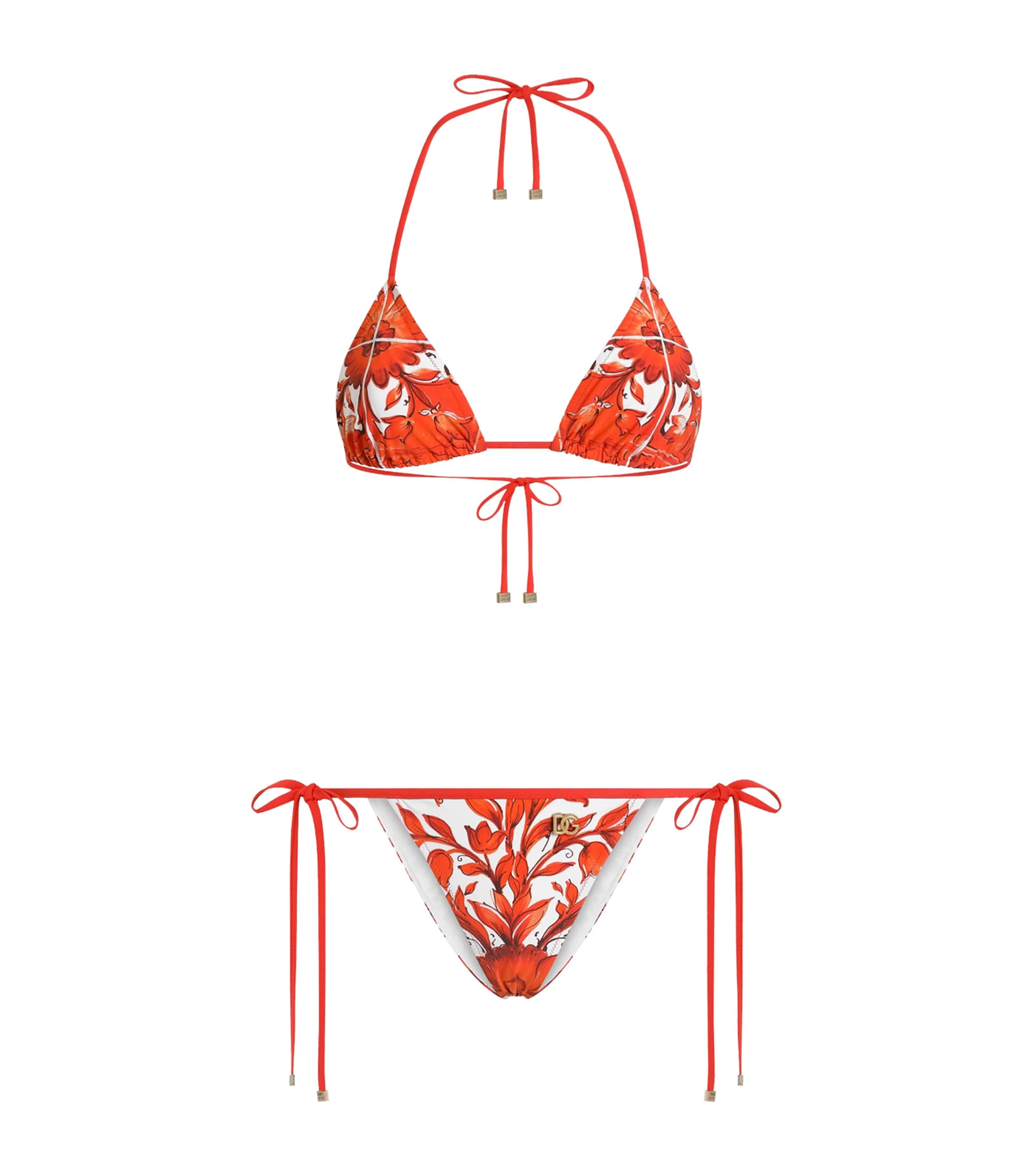 Dolce&Gabbana Majolica Triangle Bikini Maiolica Ora