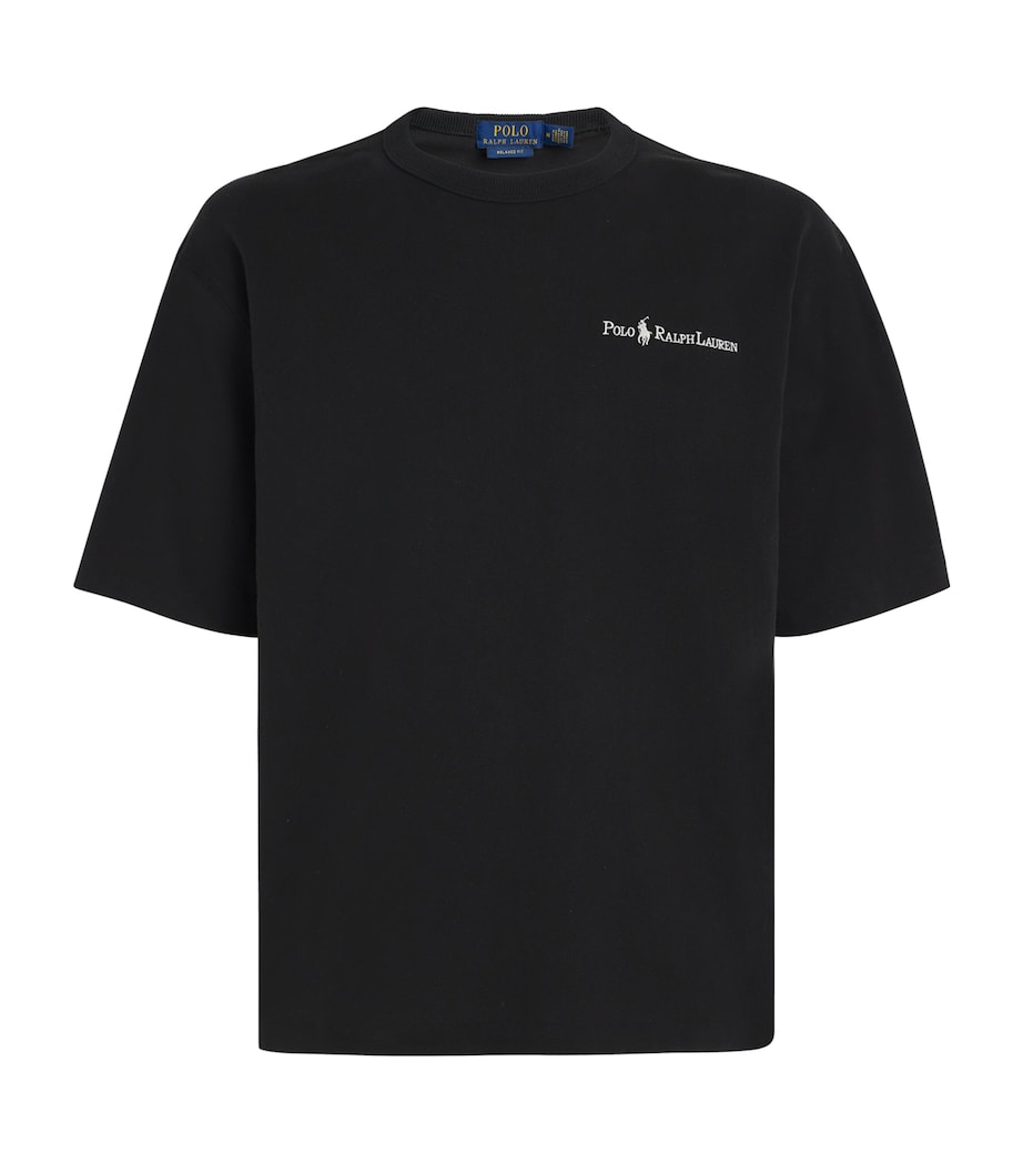Cotton Relaxed-Fit T-Shirt BLACK Image 1