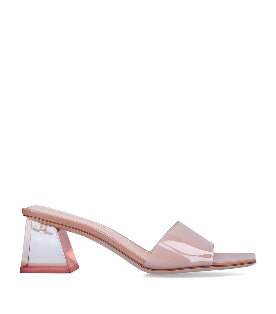 Leather Cosmic Mules 55 BLUSH Image 3
