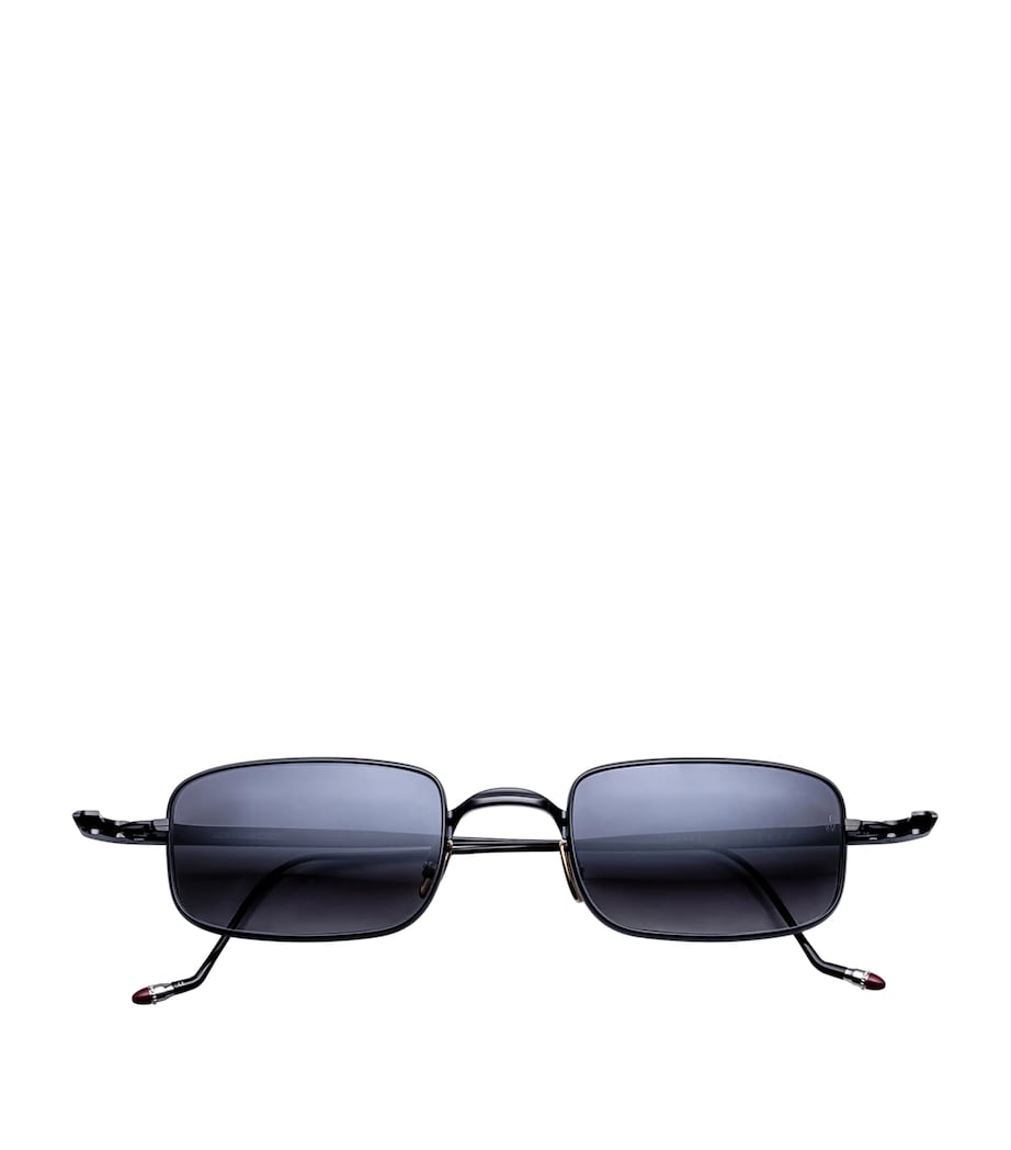 Jacques Marie Mage Titanium Dusk Rectangular Sunglasses Black Image 1