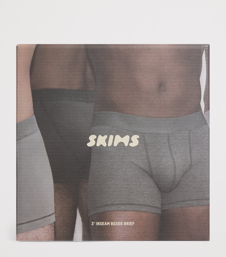 Stretch-Cotton Boxer Shorts (Pack of 3) ARMY MULTI Image 4