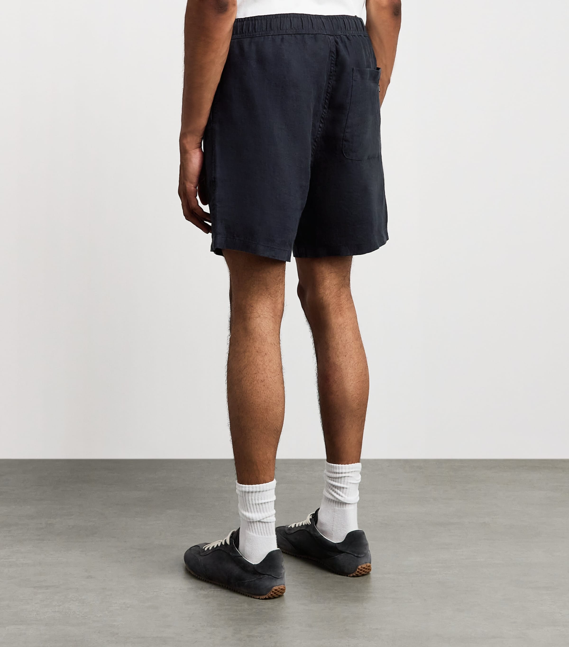 Samsøe Samsøe Mens Linen Chino Shorts Salute Image 5