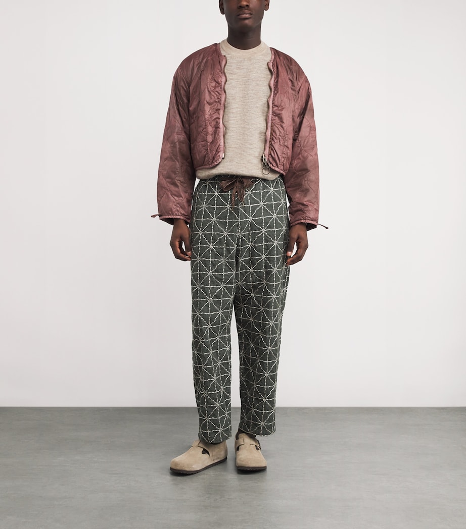 Wool Bandana Jacquard Sweater BROWN Image 2