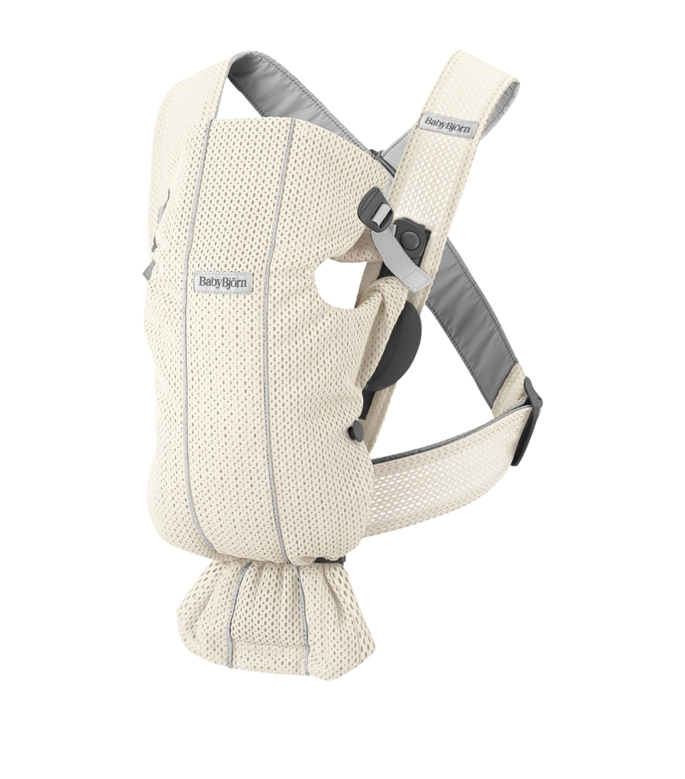 BabyBjörn 3D Mesh Mini Baby Carrier Cream Image 1