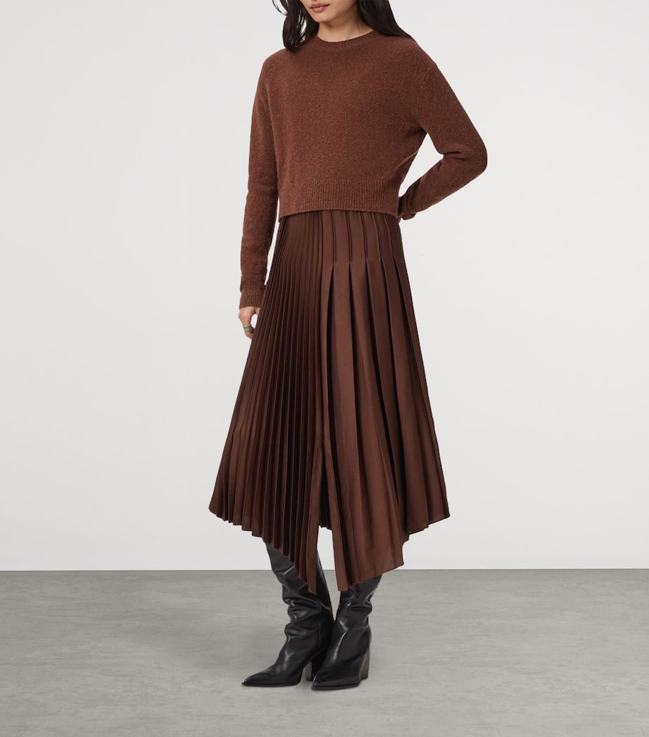 2-in-1 Jax Midi Dress CHESTNUT BROWN Image 2