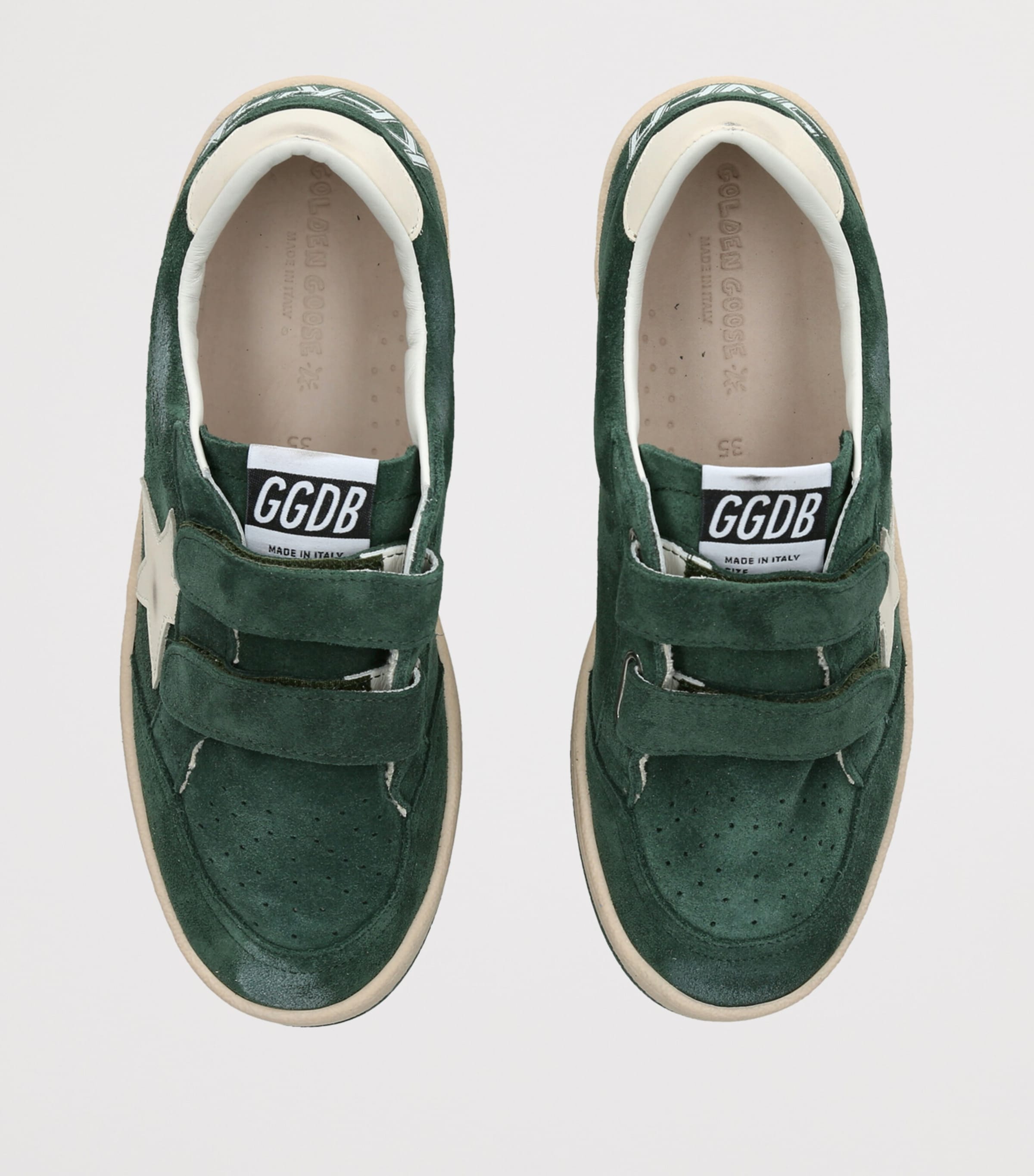Golden Goose Suede Ball Star Sneakers Dark Green Image 3