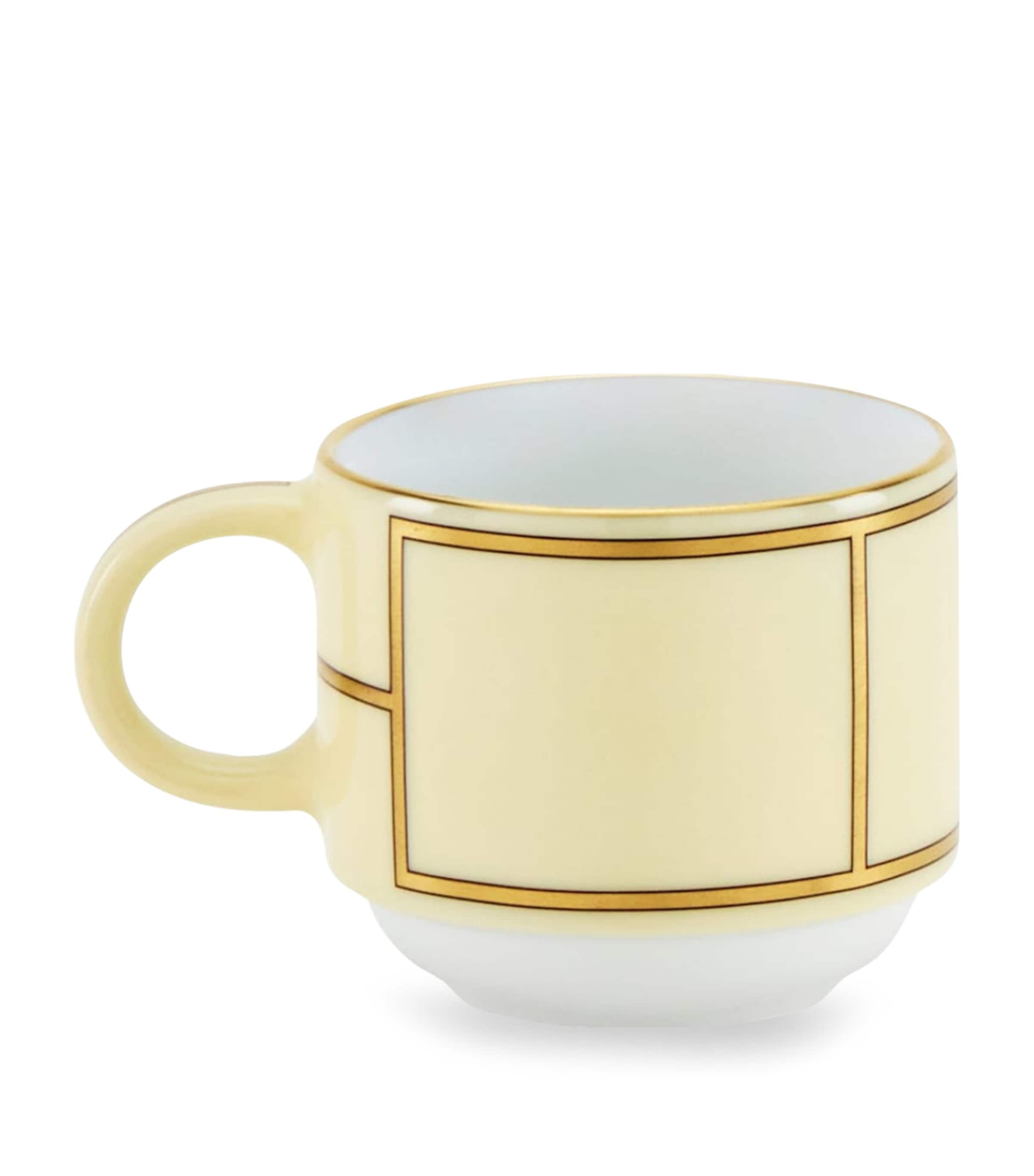 GINORI 1735 Colonna Diva Giallo Coffee Cup | Dining | Tableware | Tea Cups & Saucers | Mugs