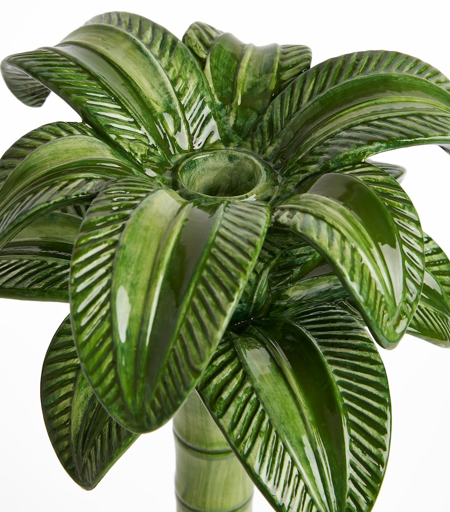 Large Palm Tree Candlestick (35cm) MULTI Image 4