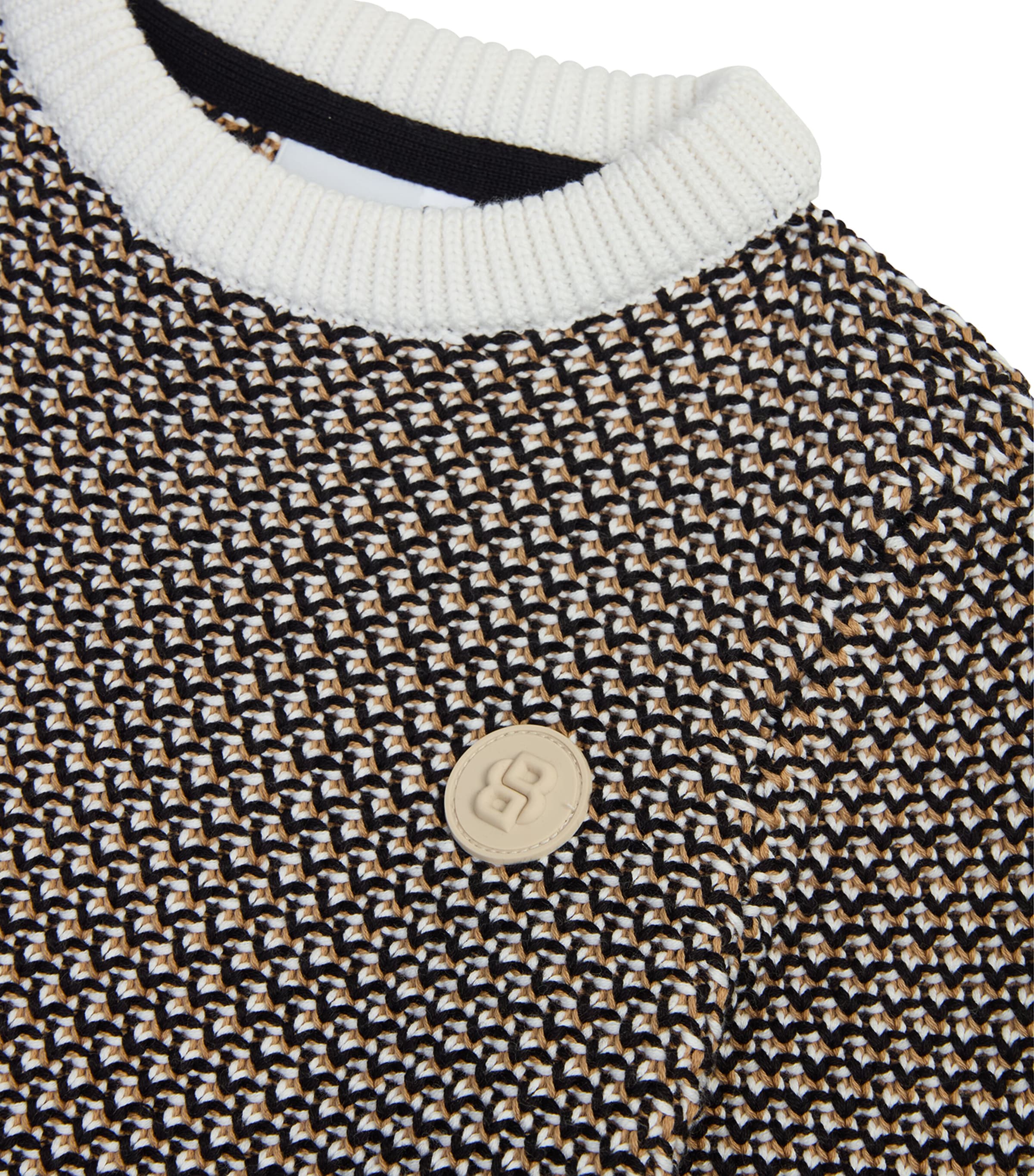 Double Monogram Sweater (4-16 Years) BLACK Image 2