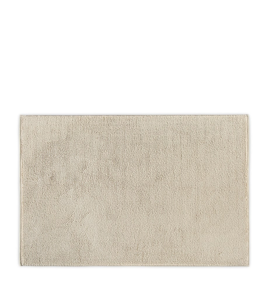Organic Cotton Pera Bath Mat (60cm x 95cm) FLAX Image 2