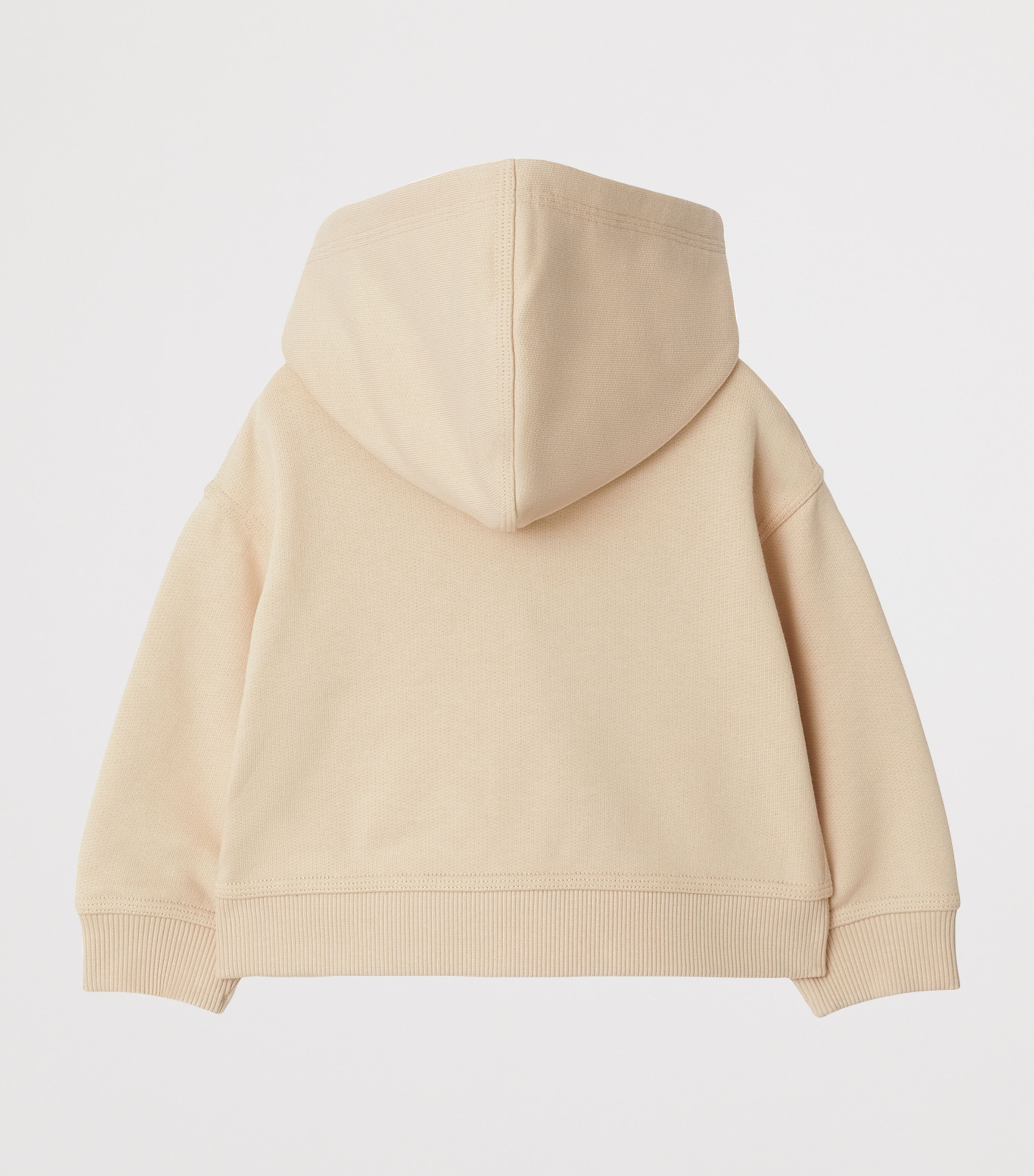 Cotton Check-Patch Hoodie (6-24 Months) CALICO Image 2