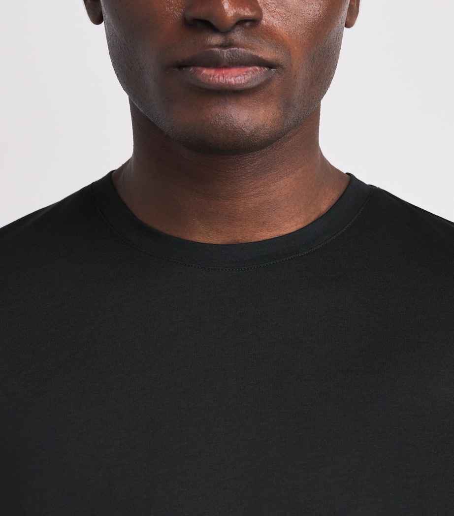 Cotton T-Shirt 20 BLACK Image 6