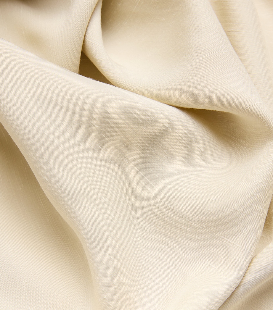 Belted Illi Maxi Dress OYSTER / BLACK Image 5