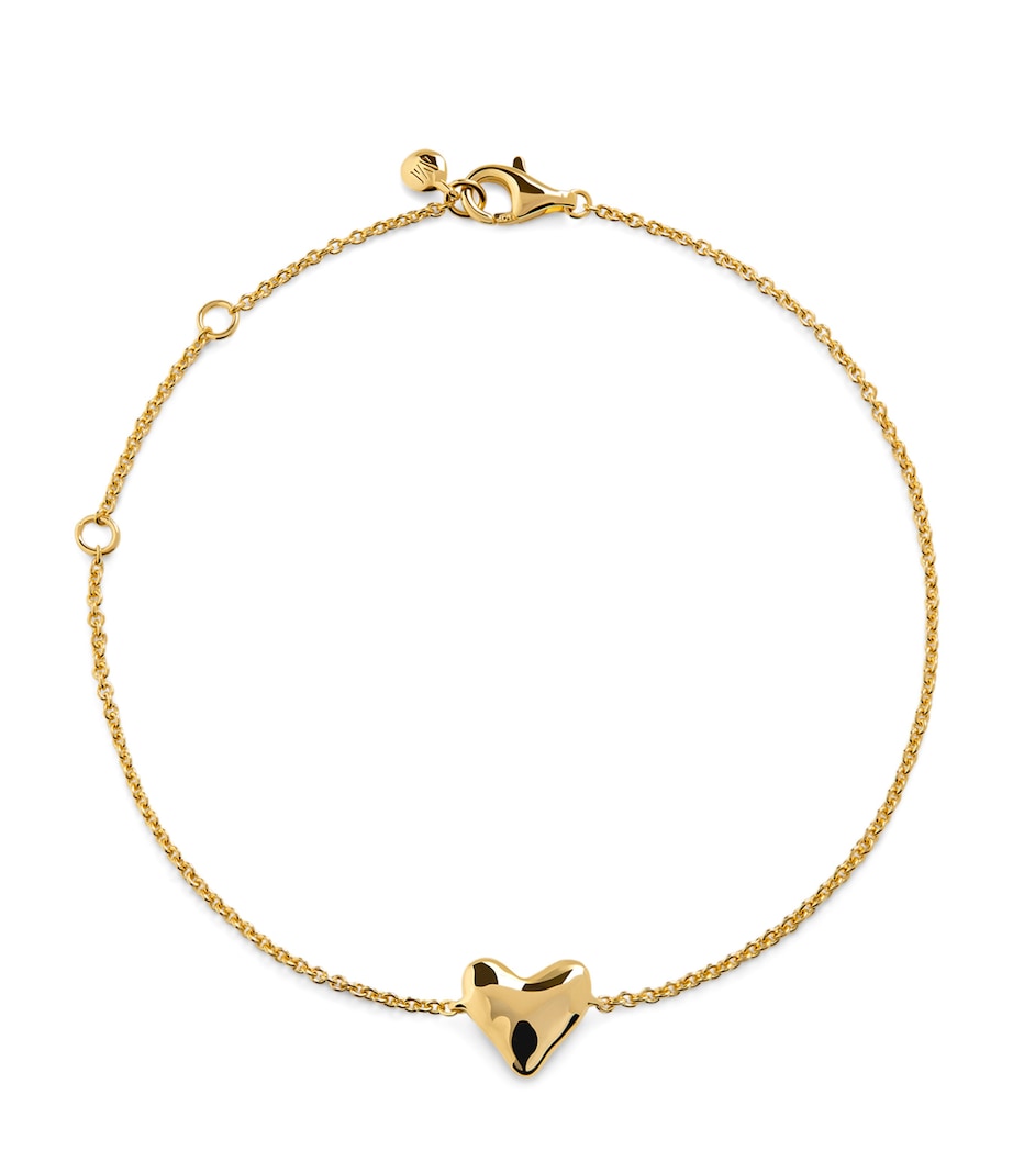 Gold Vermeil Heart Chain Bracelet 18K GOLD VERMEIL Image 1