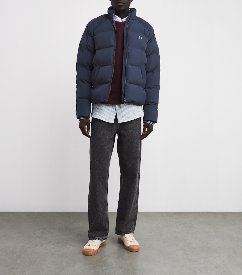 Logo Puffer Jacket 738-DARK AIRFORCE Image 2