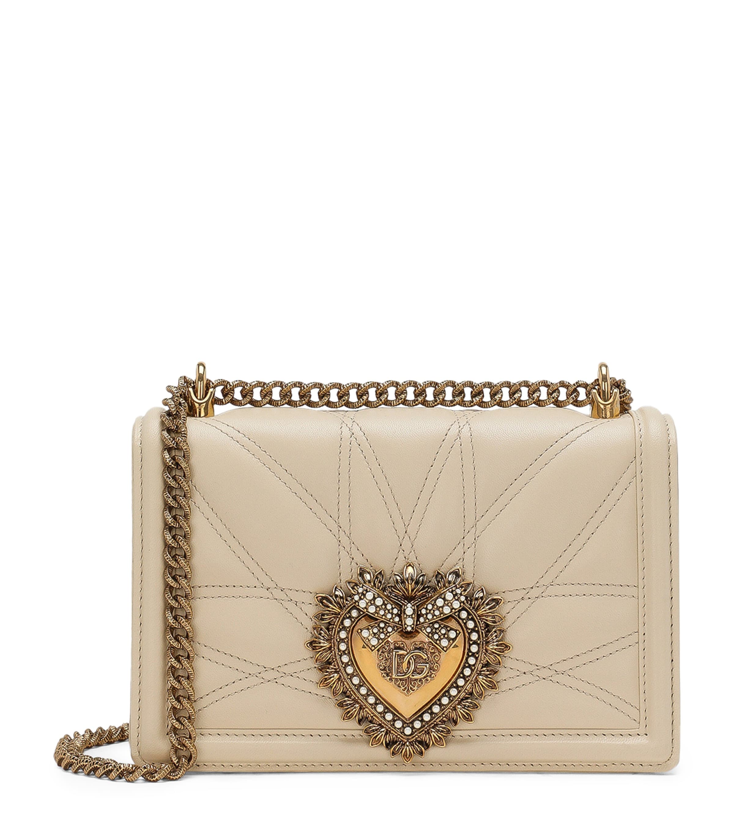 Dolce & Gabbana Leather Devotion Shoulder Bag