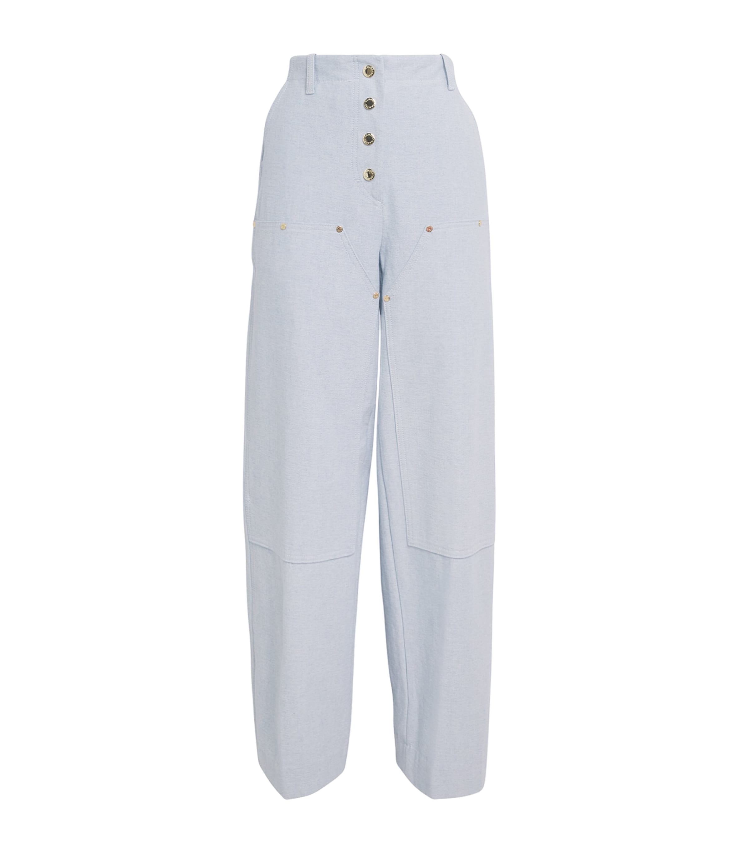 Sandro Carpenter Jeans In Light Blue In Blue