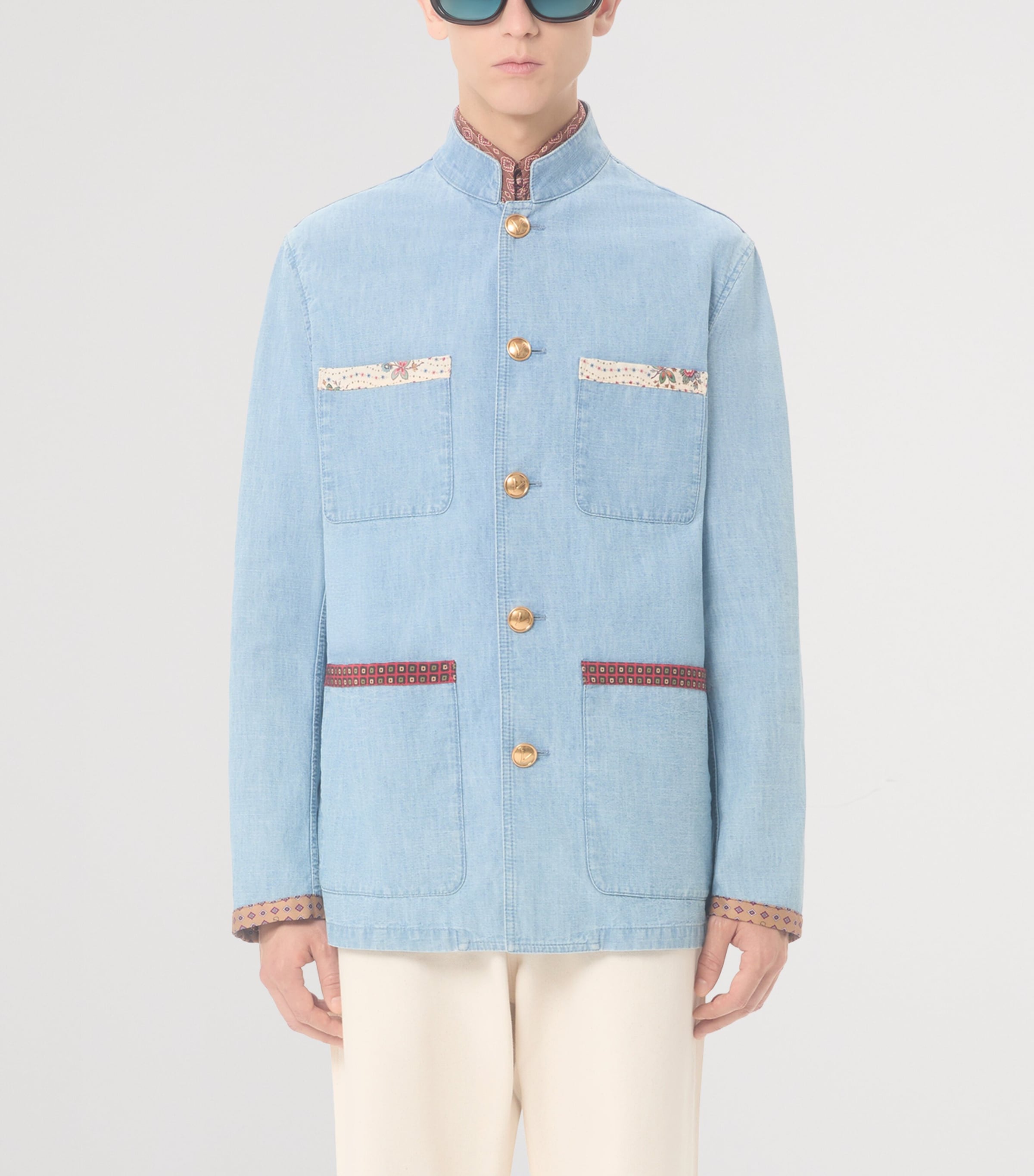 Denim Safari Jacket 508 Image 2