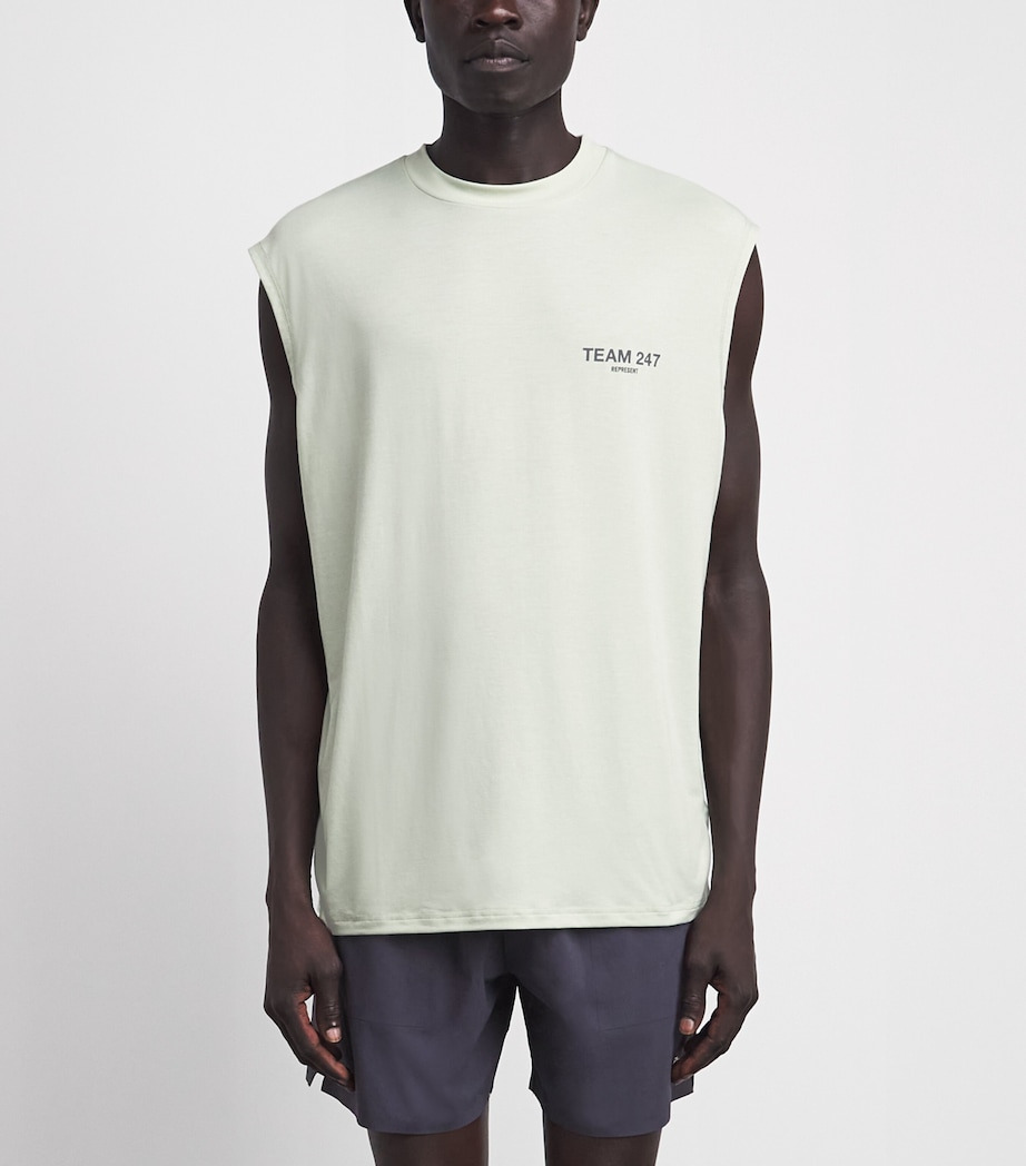 Represent 247 Mens Team Tank Top Fern/graphene Image 4