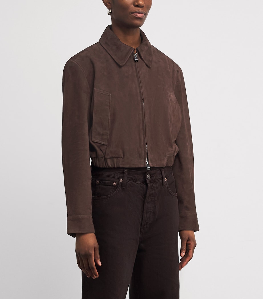 Suede Nahla Cropped Jacket ROTO Image 3