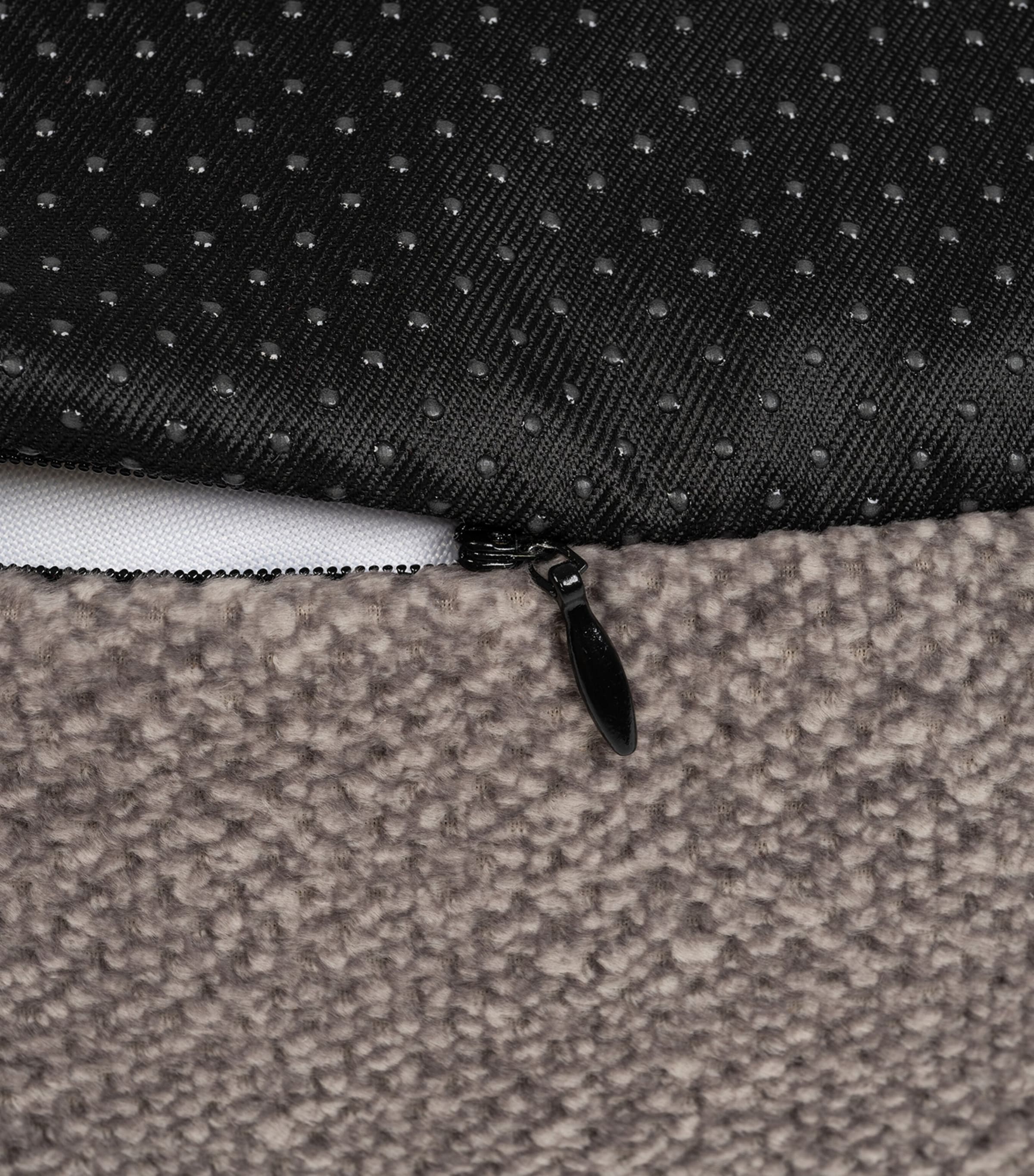 Small Organic Pet Pouf TAUPE Image 3