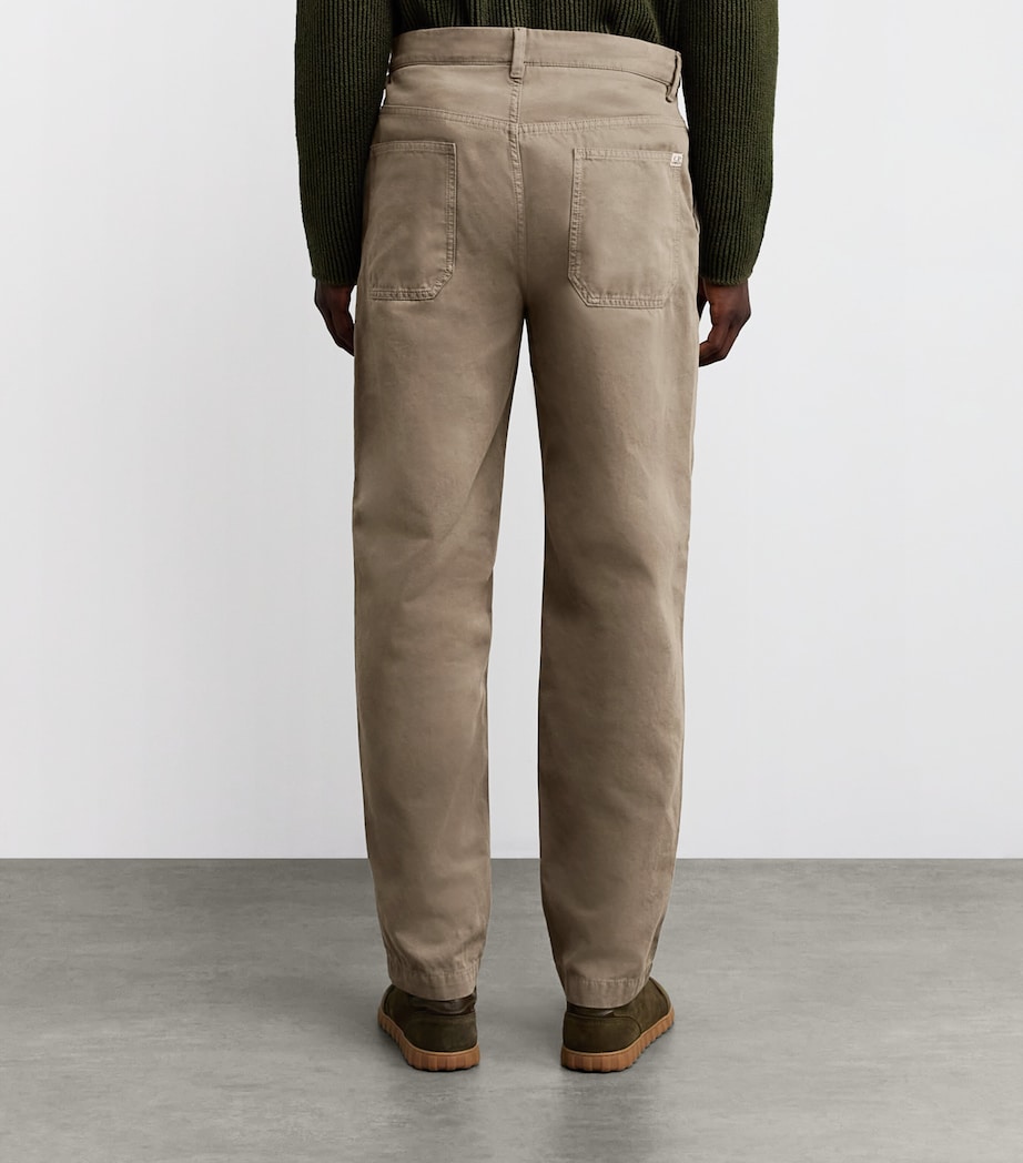 Cotton Drill Cargo Trousers 356 FALLEN ROCK Image 4