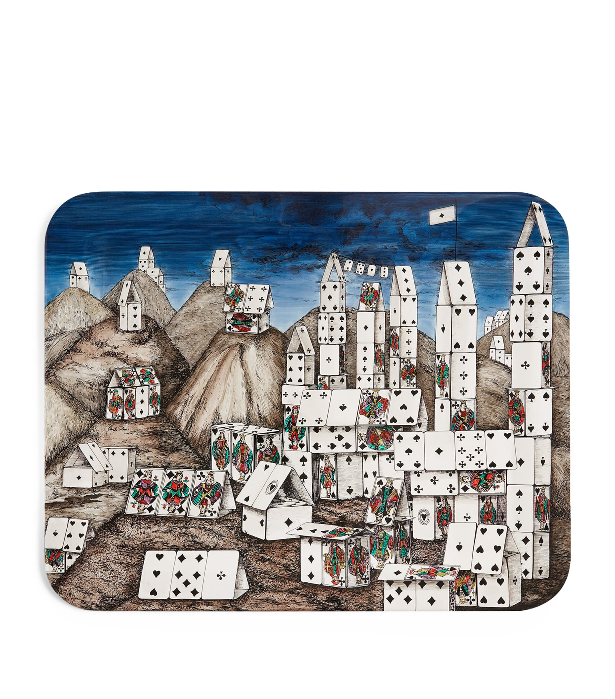 Fornasetti Città Di Carte Tray