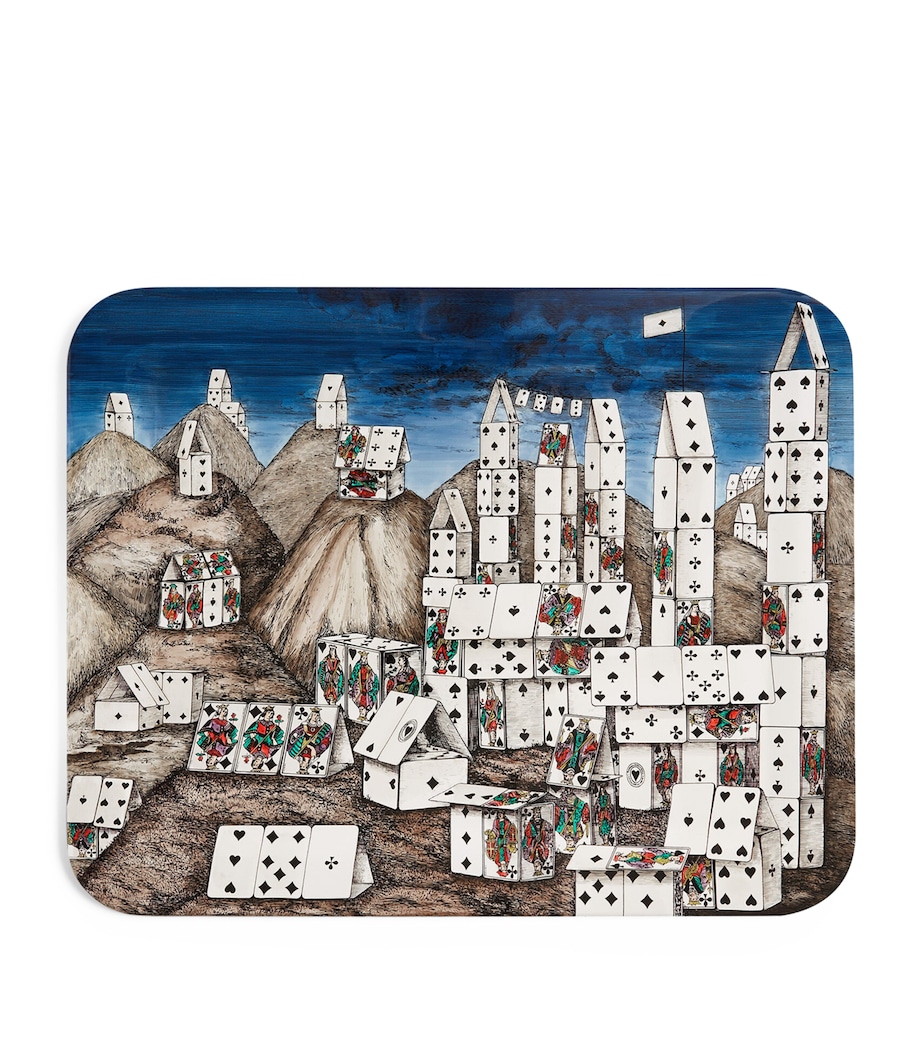 Città di Carte Tray (48cm x 60cm) MULTI Image 1