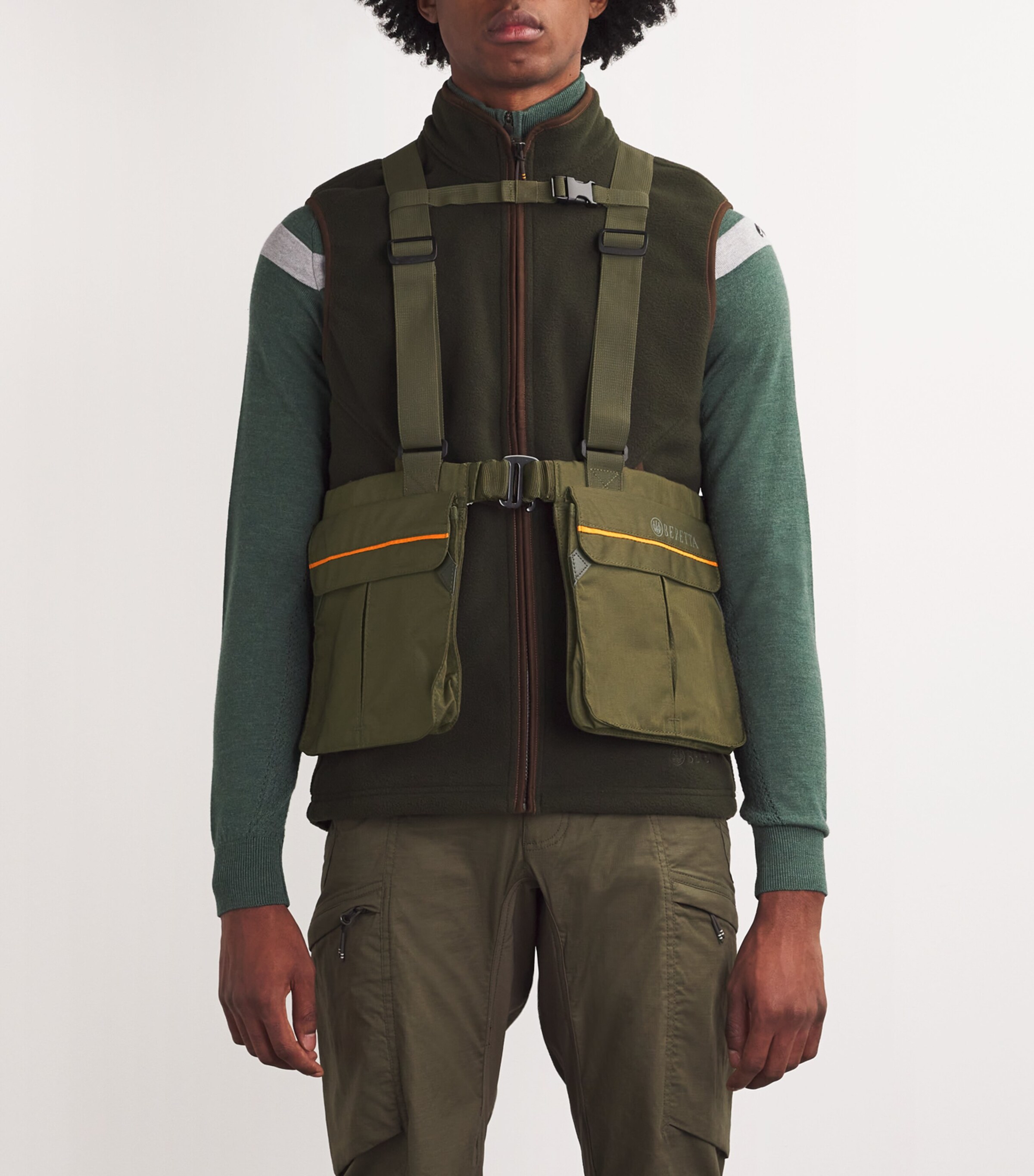 Beretta Green Tri-Sacca Strap EVO Gilet | Harrods US