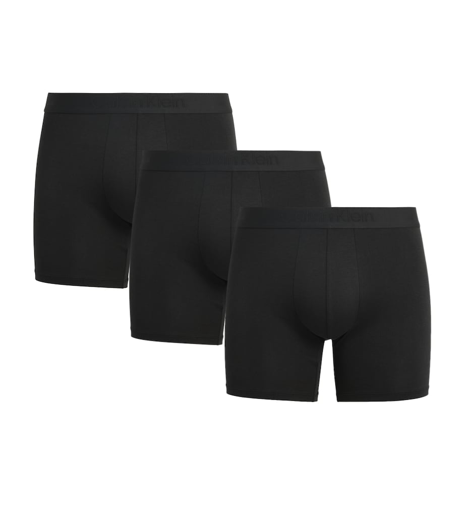 Lyocell-Blend Boxer Briefs (Pack of 3) UB1/BLACK Image 1