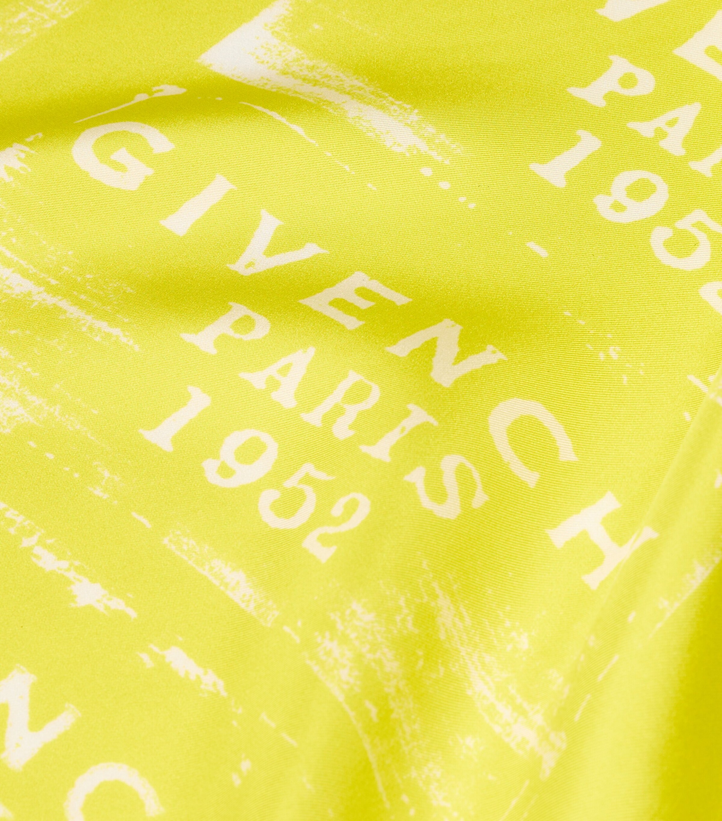 Silk Square Shawl ACID YELLOW Image 2