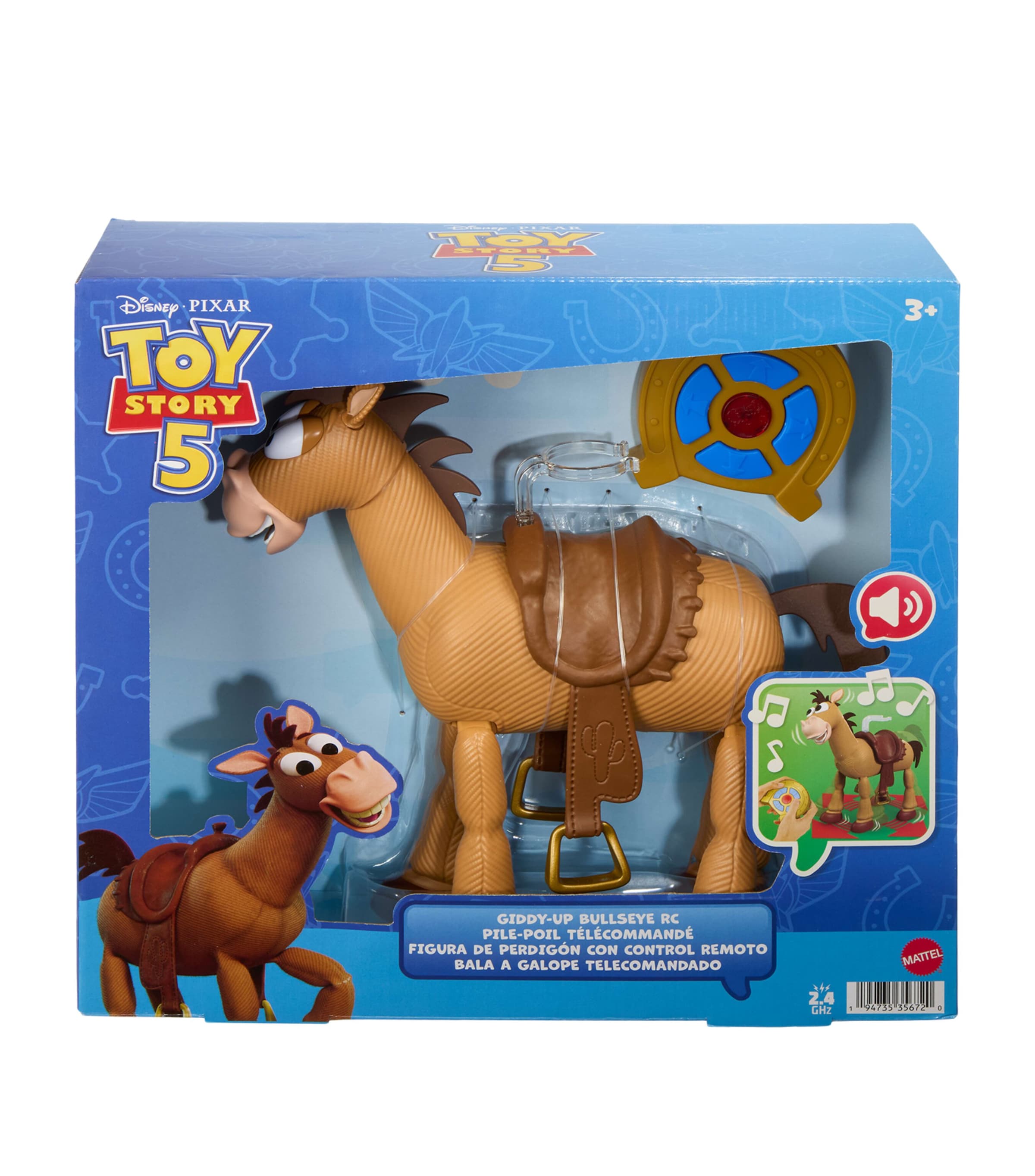 Disney Disney and Pixar Toy Story 5 Giddy-Up Bullseye with Remote Control (30cm) Image 1