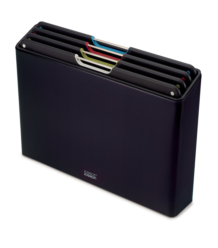 Folio Steel Chopping Board Set BLACK Image 1