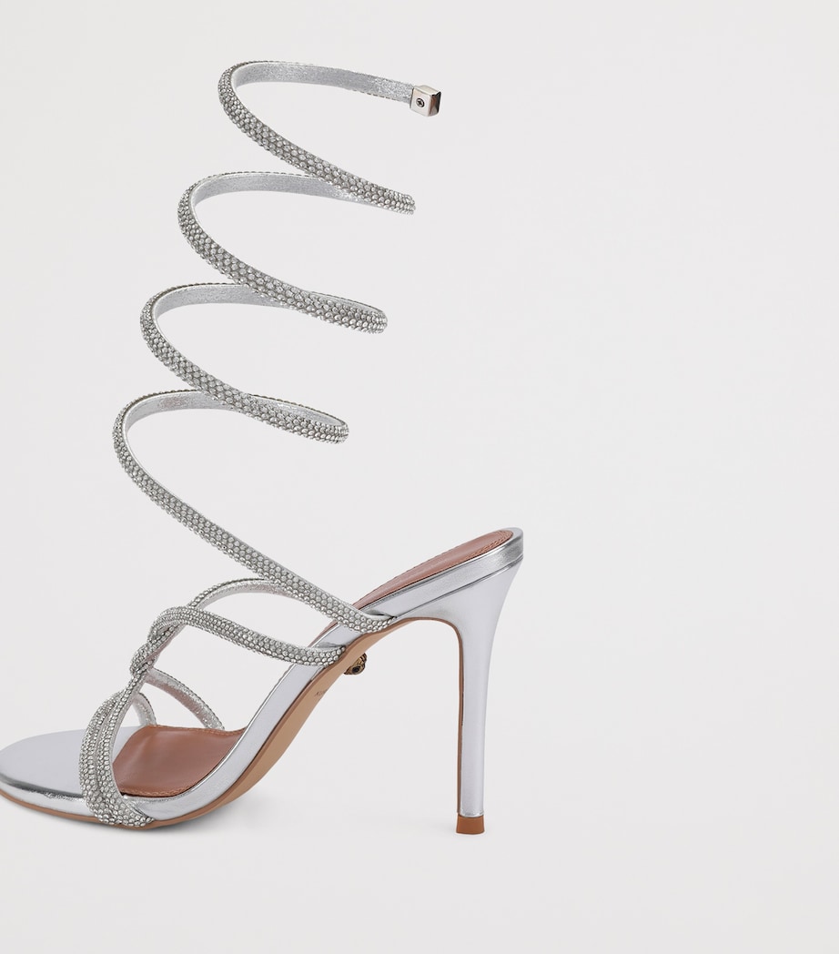 Kurt Geiger London Embellished Spiral Sandals 90 Silver Image 3
