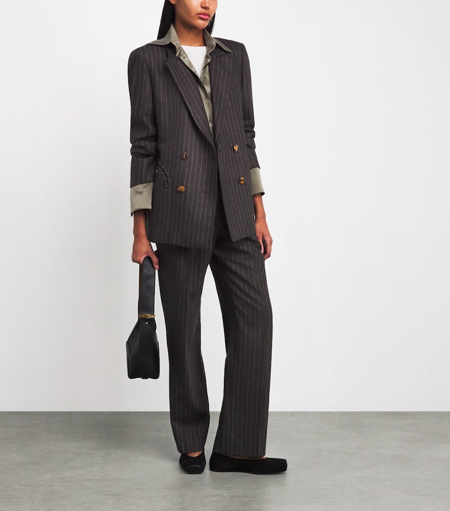 Wool-Cashmere Everynight Double-Breasted Blazer MY01 CHOCO Image 2