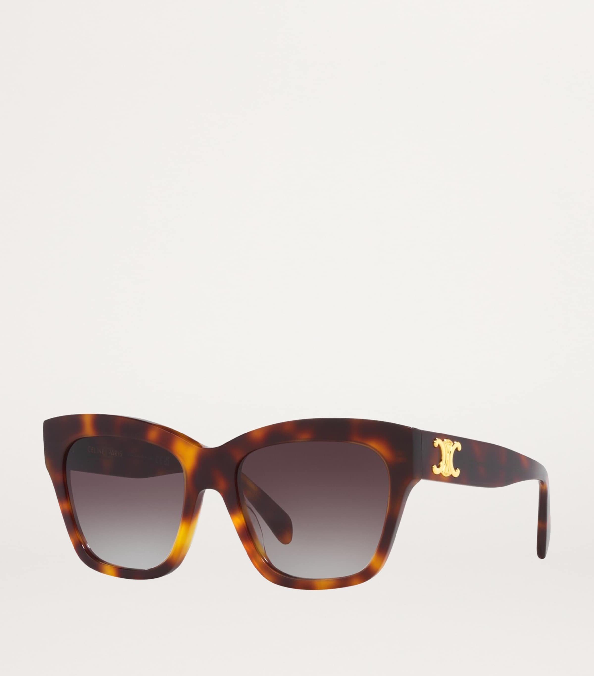 Celine Tortoiseshell Triomphe Square Sunglasses Image 2