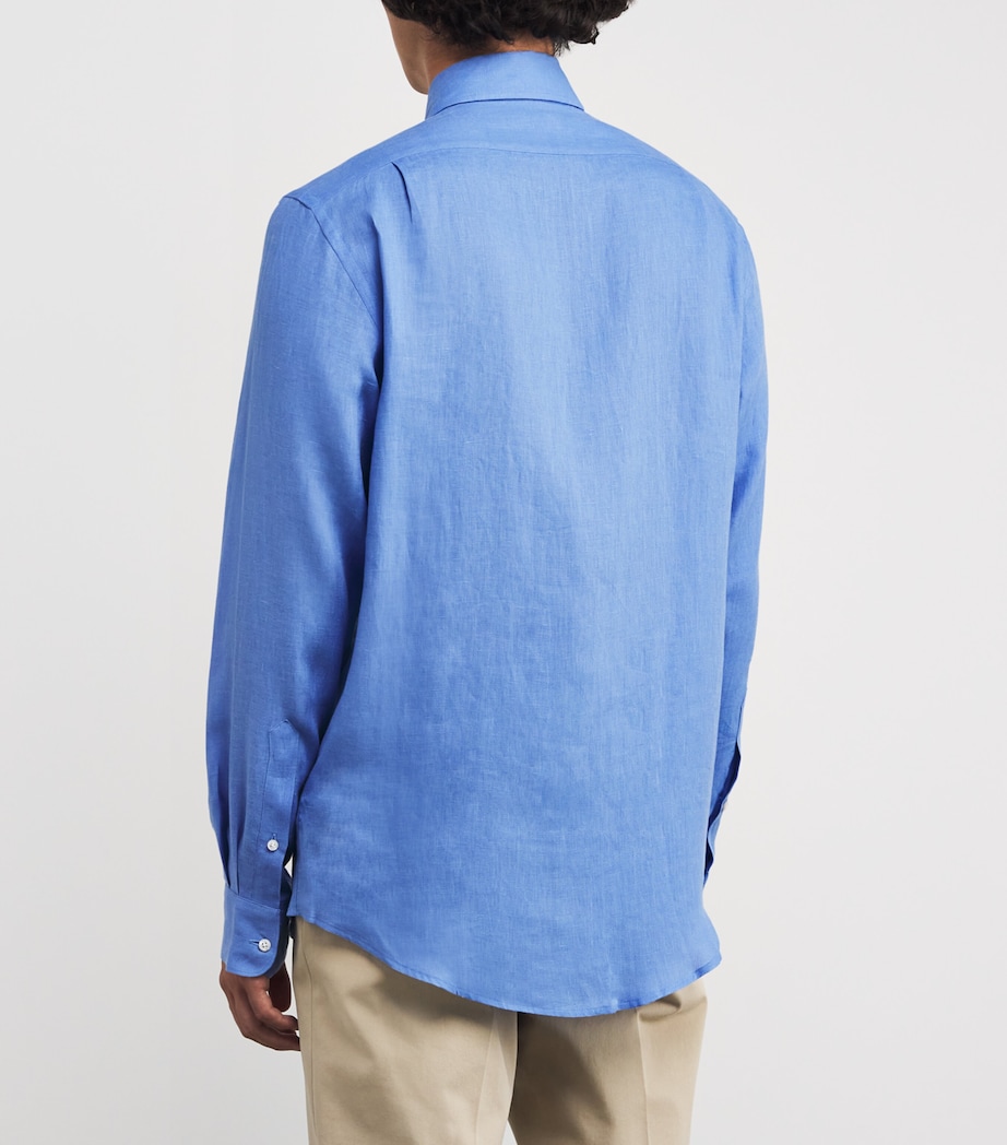 Linen Shirt COPEN BLUE Image 4
