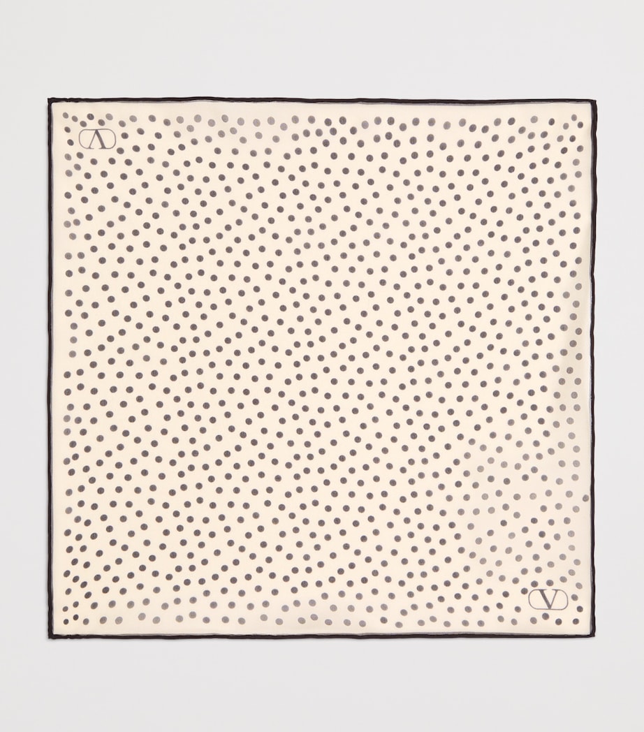 Silk Polka-Dot Pocket Square 108 Image 3