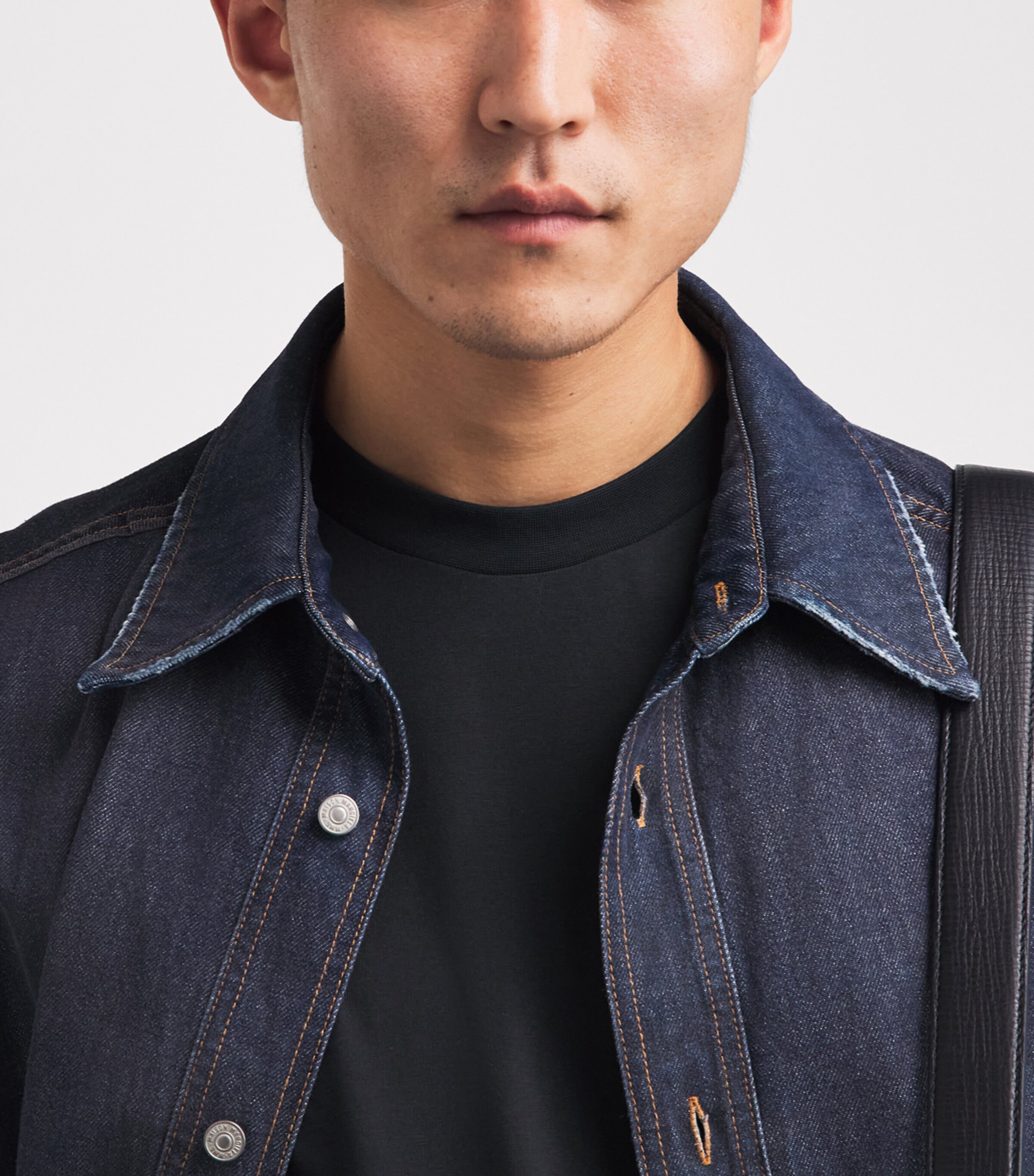 Rag & Bone Mens Cotton Jacob T-Shirt Jet Black Image 3