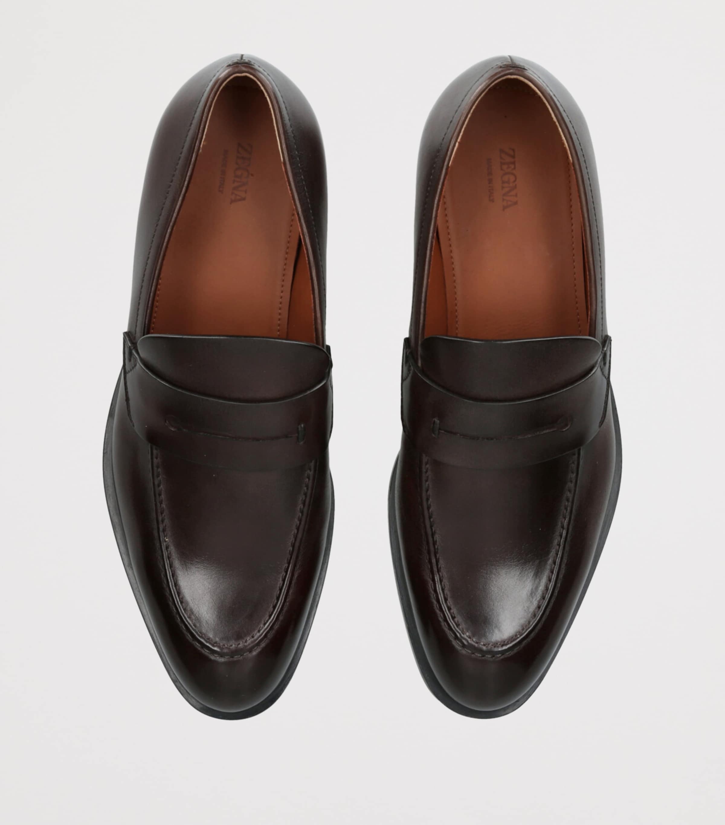 Leather L'Asola Loafers DARK BROWN Image 4