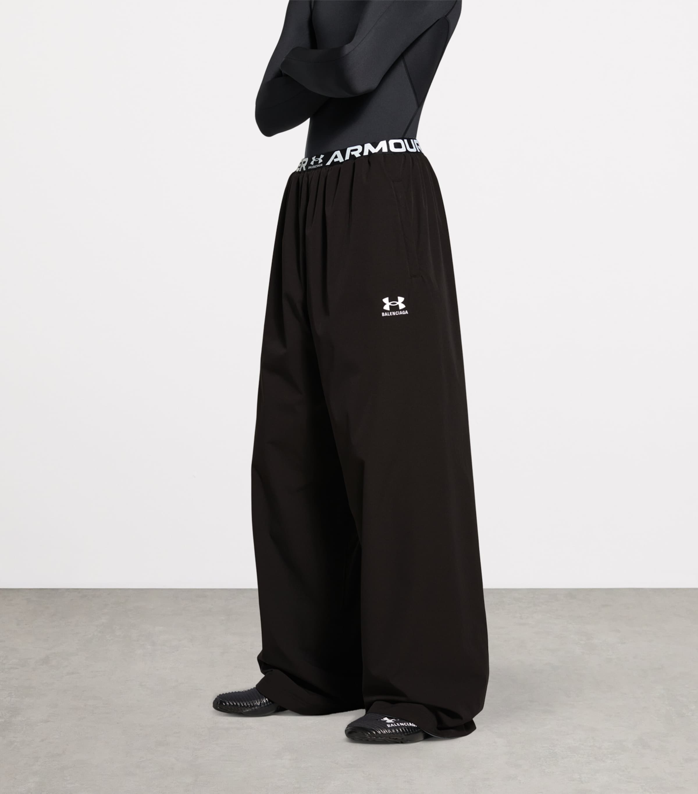 Balenciaga Black x Under Armour Reversible Sweatpants | Harrods US