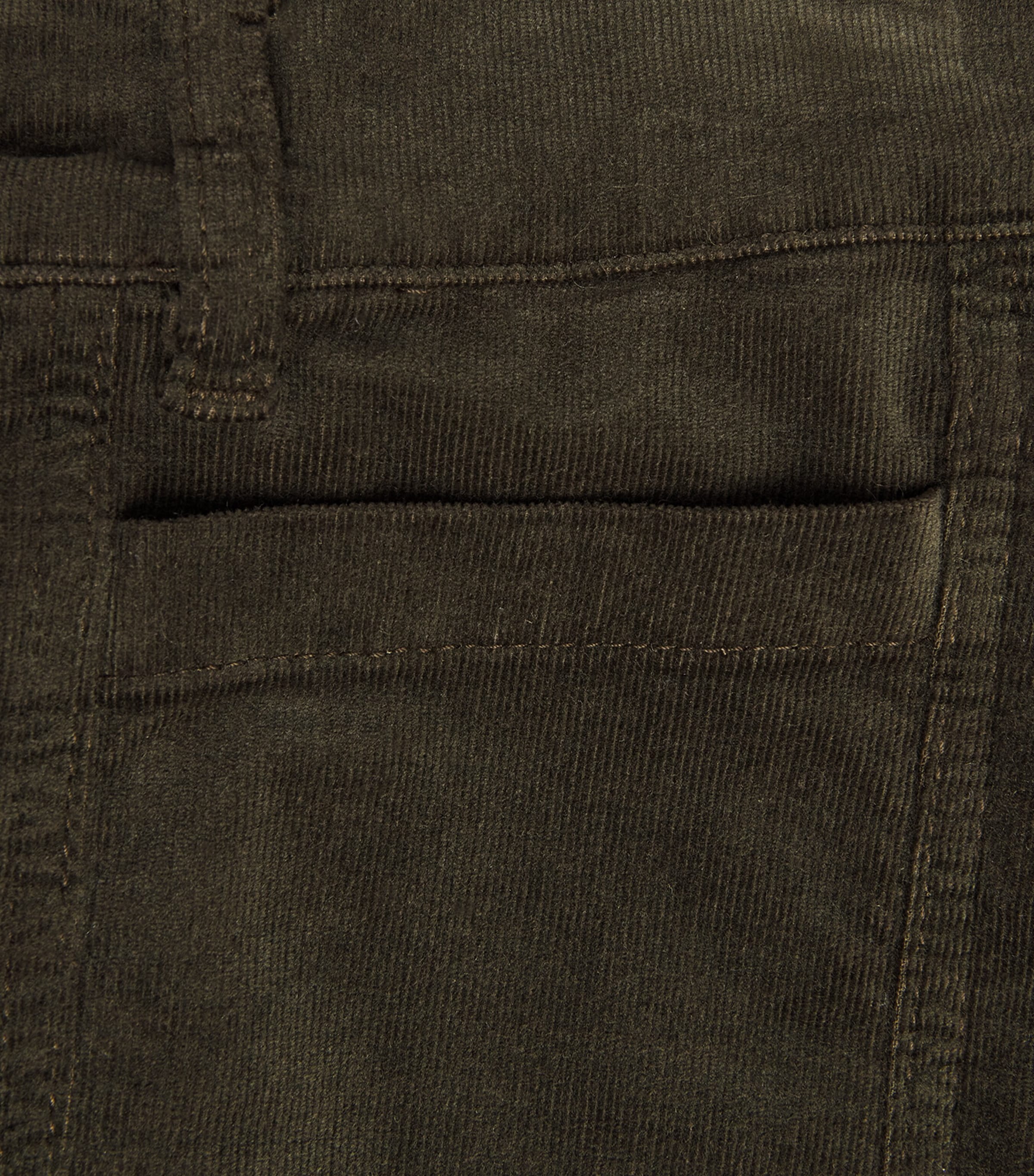 FRAME Womens Corduroy Le Slim Palazzo Wide-Leg Jeans Rich Military Image 6