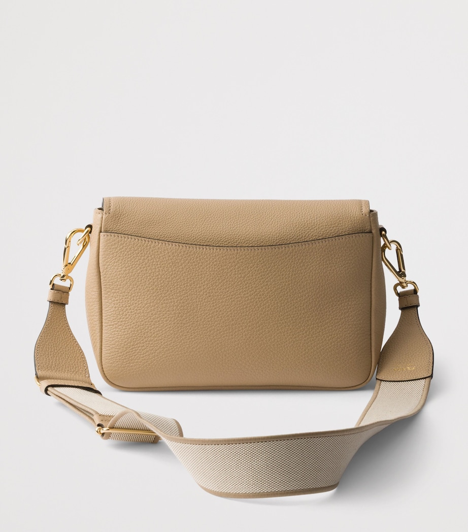Prada Leather Cross-Body Bag Neutral Image 3