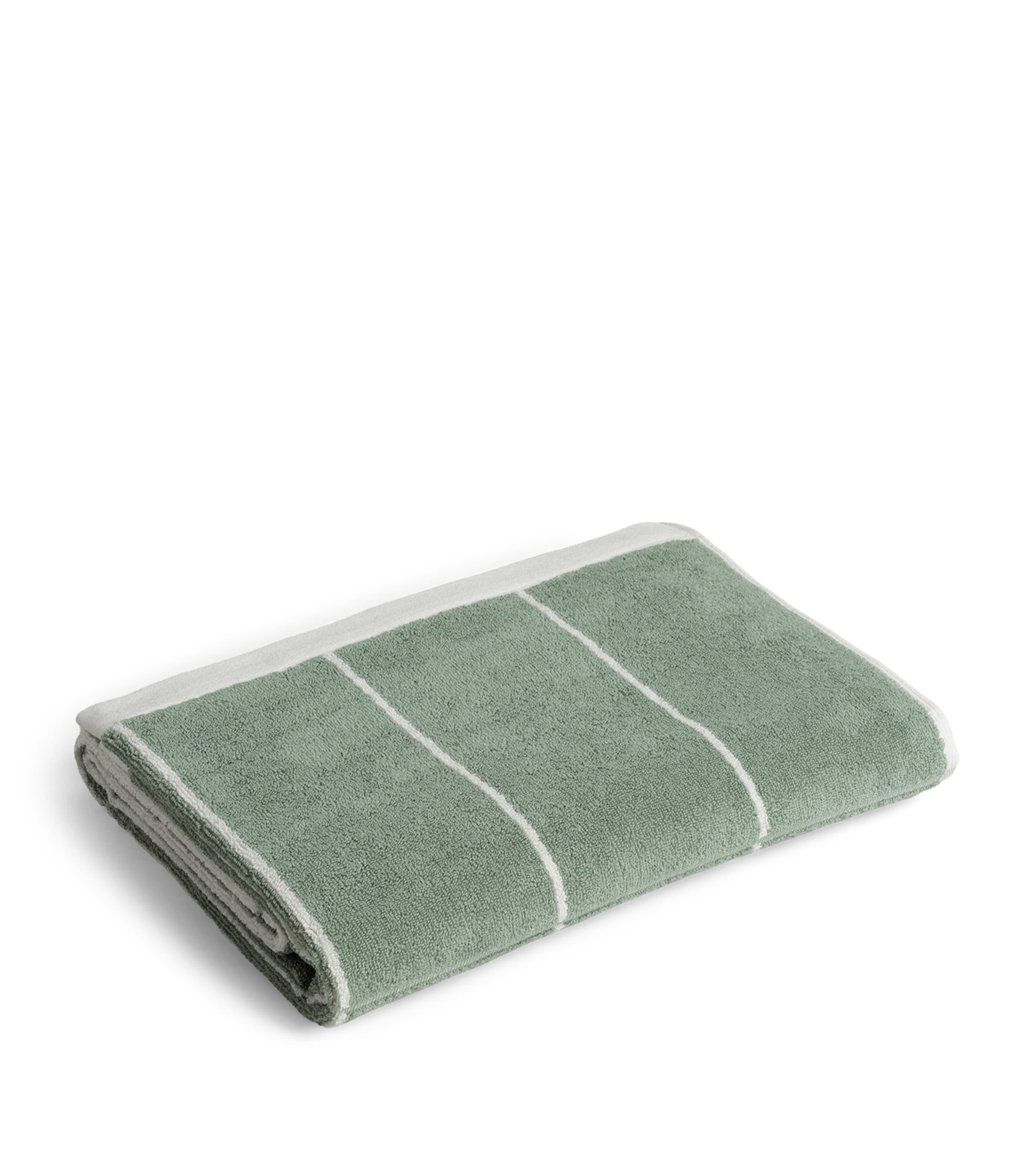 Baina Check Bethel Bath Towel In Green