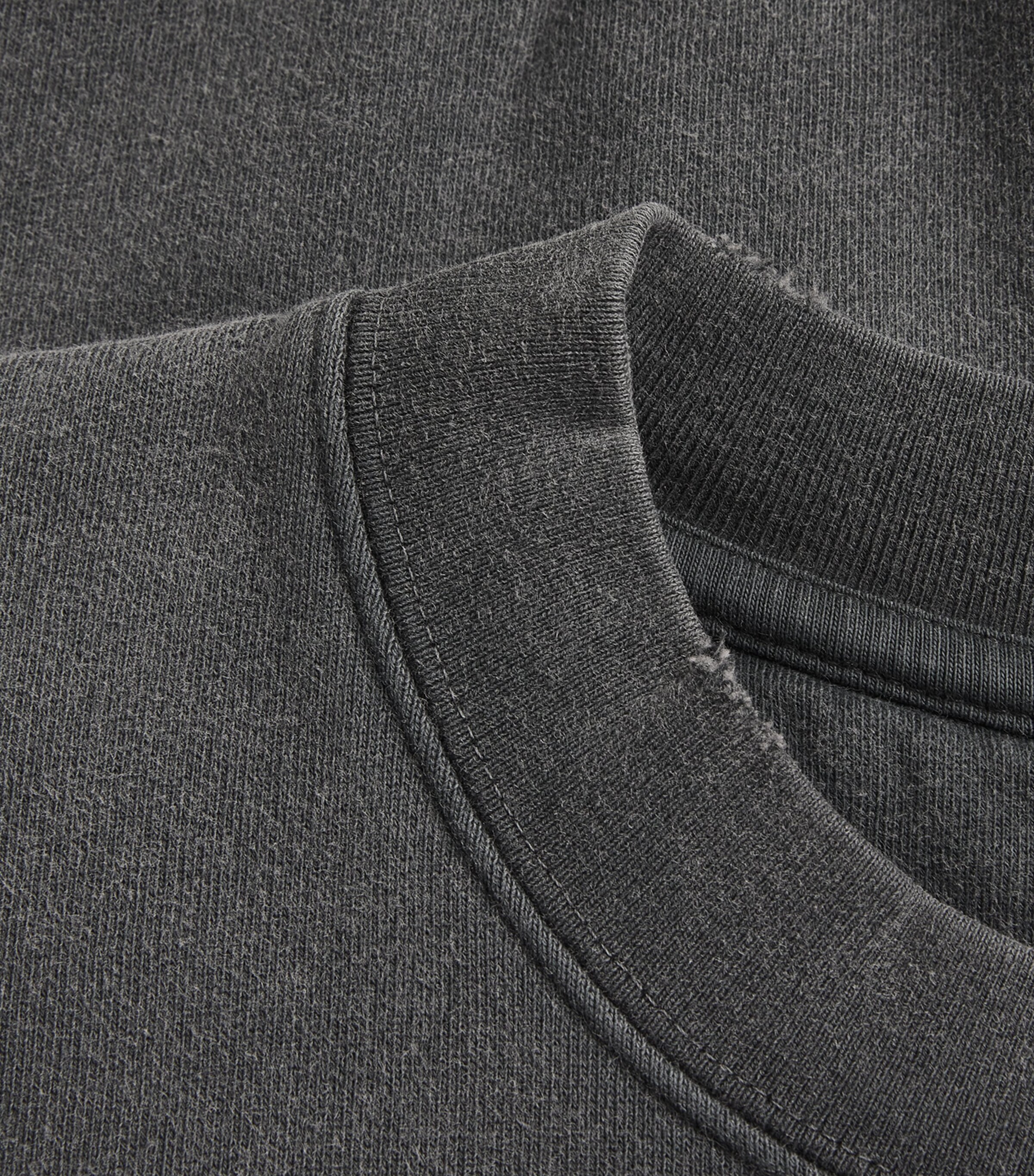 ANINE BING Womens Logo Tyler Sweatshirt Washed Black Image 5