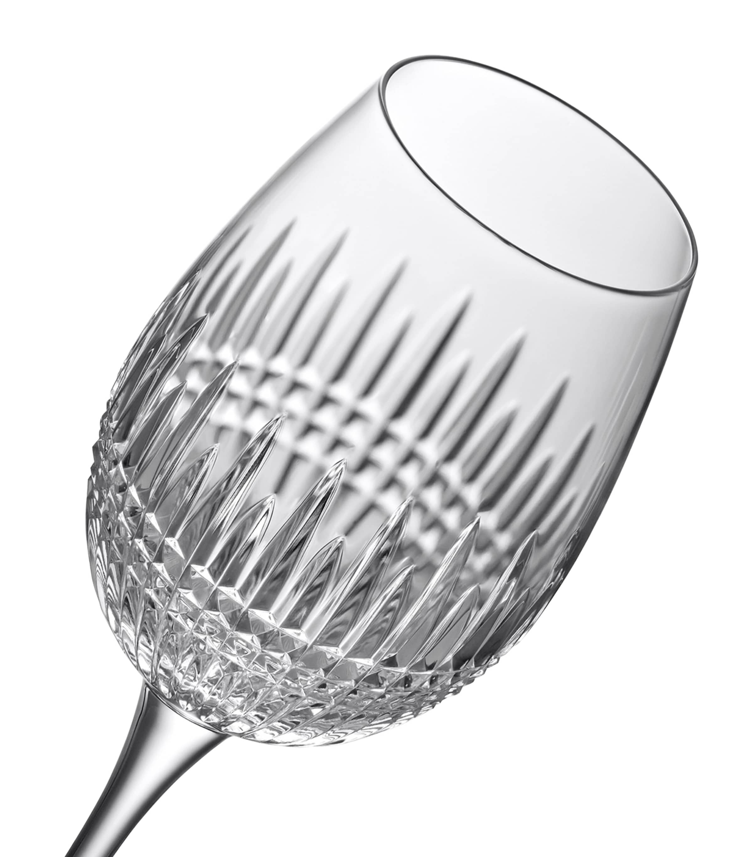 Set of 2 Lismore Diamond Essence Goblet Glasses (660ml) CLEAR Image 2