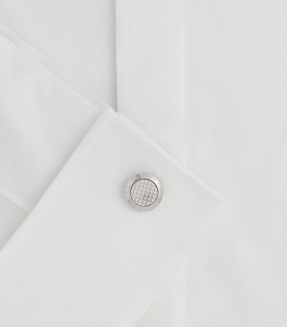 Sterling Silver AD Coin Hobnail Cufflinks 040SILVER Image 3